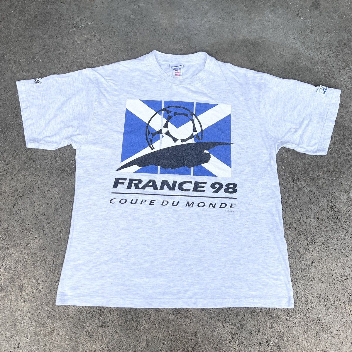 Adidas Vintage 90s Scotland football world cup FRANCE 1998 Tee XL Size US XL / EU 56 / 4 - 2 Thumbnail