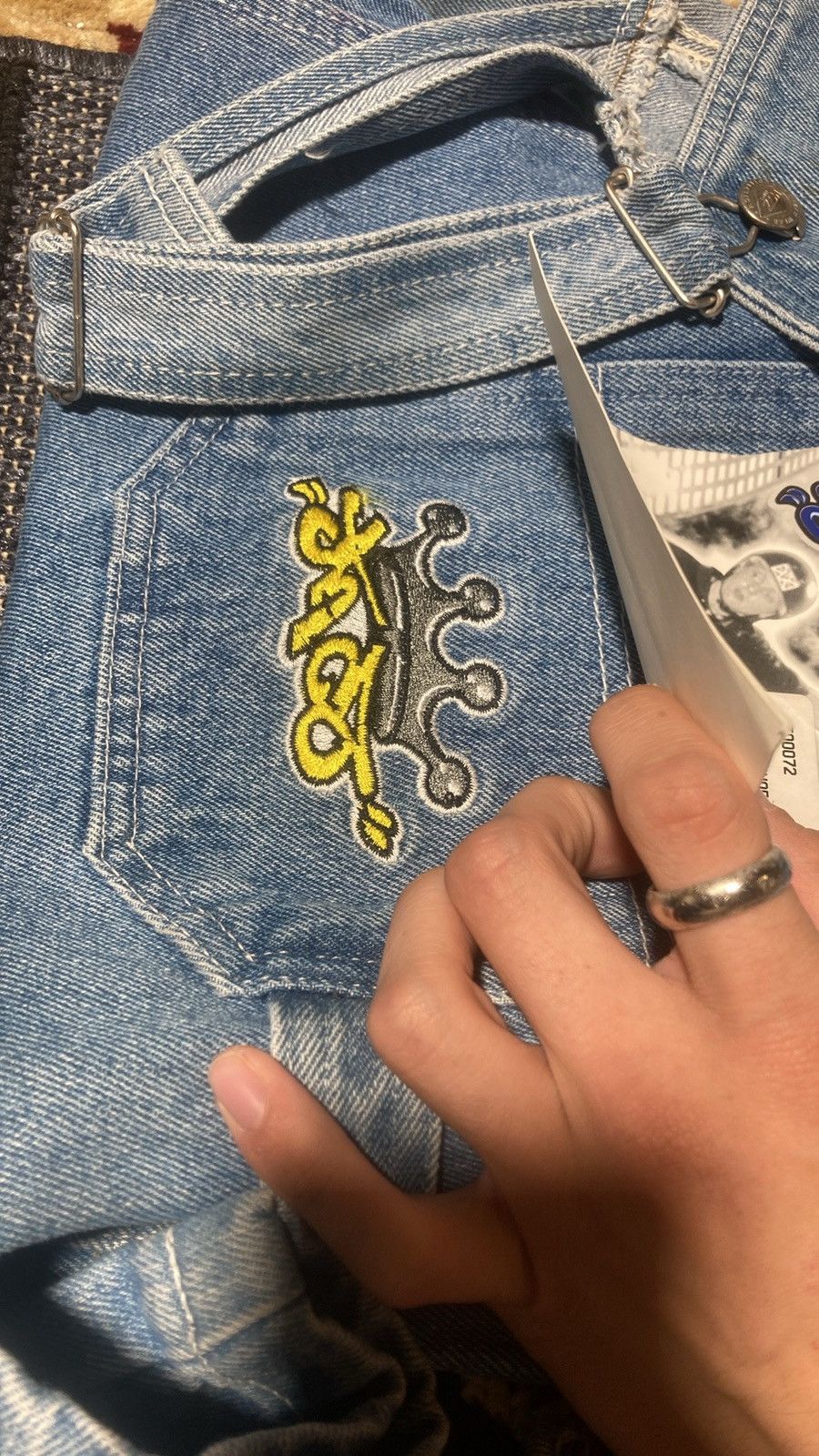JNCO × Mexican Threads × Vintage Deadstock New With Tags Jnco Style Overalls Size 30-36 Size US 34 / EU 50 - 12 Thumbnail