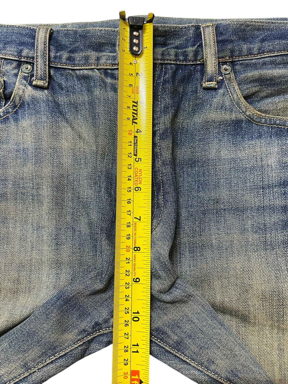 Uniqlo Vintage Japanese Uniqlo Mud Wash Distressed Style Loose Jean Size US 34 / EU 50 - 15 Thumbnail