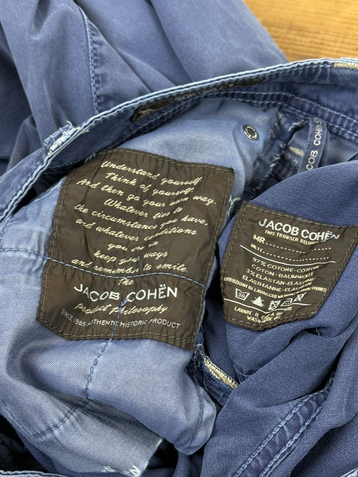 Jacob Cohen Jacob Cohen 620 Special J620 Pants In Blue Size 31 Size US 31 - 12 Thumbnail