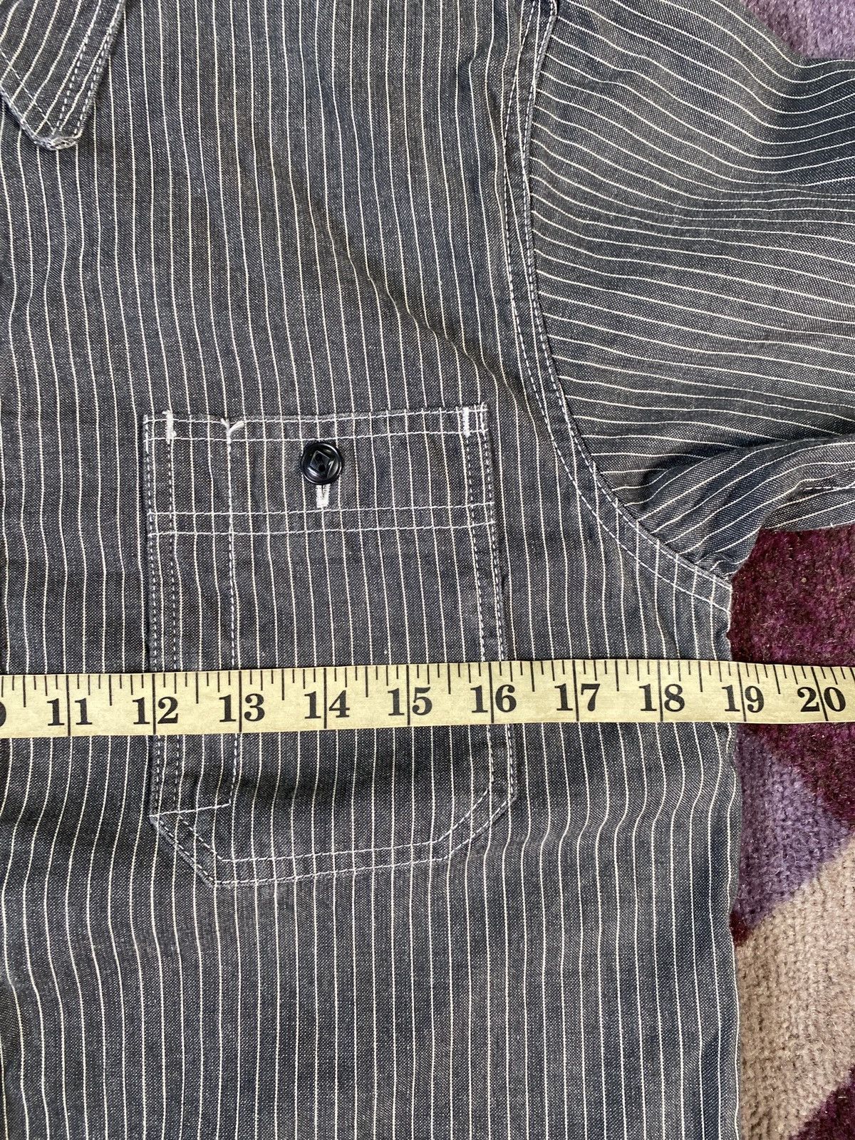 Designer Cushman Wabash Stripe Shirt Size US M / EU 48-50 / 2 - 8 Thumbnail
