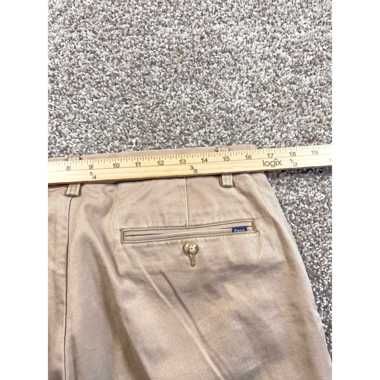 Polo Ralph Lauren VINTAGE Polo Ralph Lauren Chino Pants Men’s 33 x 30 Beige Classic Fit Flat Front Cotton Size US XS / EU 42 / 0 - 5 Thumbnail