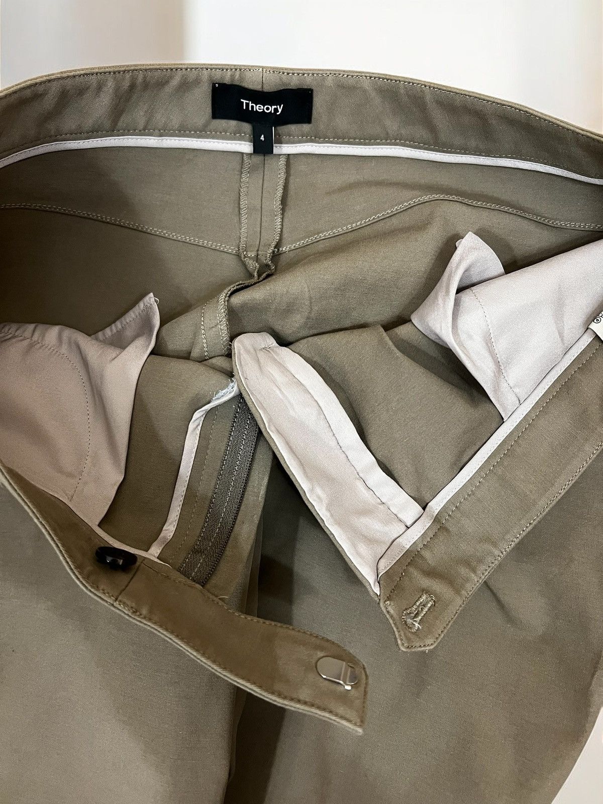 Theory Theory Crop Pant Double Stretch size 4 / M Size 29" - 5 Thumbnail