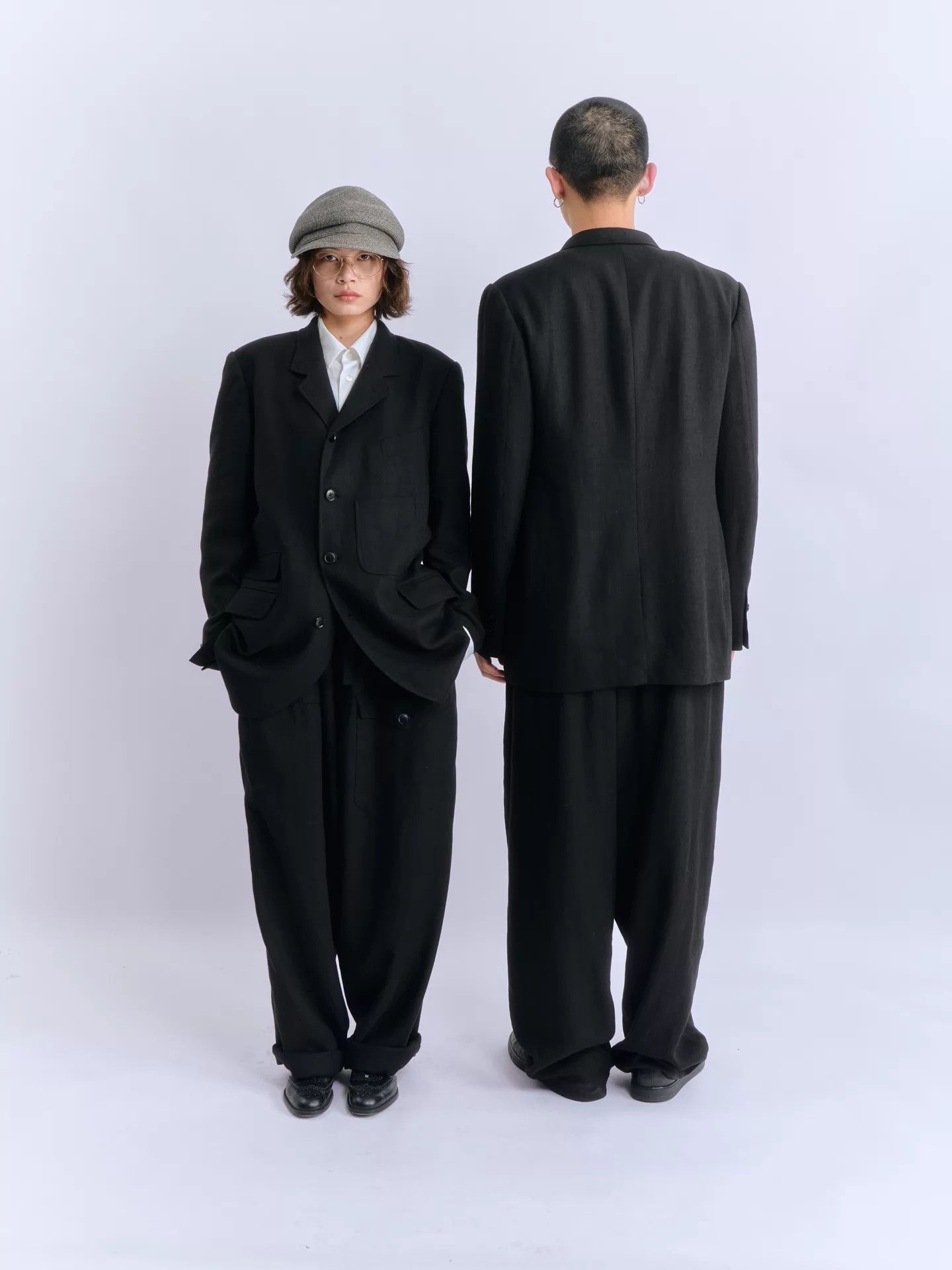 Other YUKIO SATO Ramie Tencel 5-Pkt Sack Jacket Yohji-Inspired Size US L / EU 52-54 / 3 - 1 Thumbnail