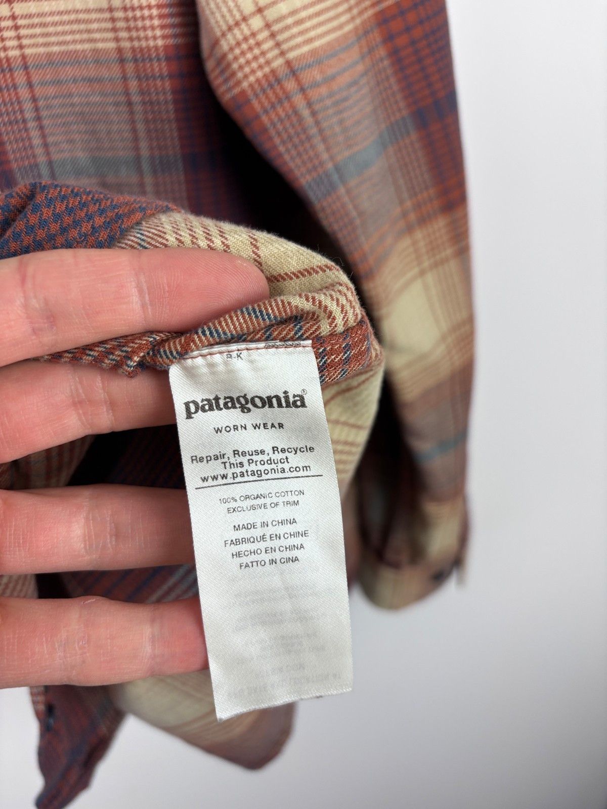Patagonia Patagonia Worn Wear Fjord Flannel Shirt Organic Cotton M Size US M / EU 48-50 / 2 - 9 Thumbnail