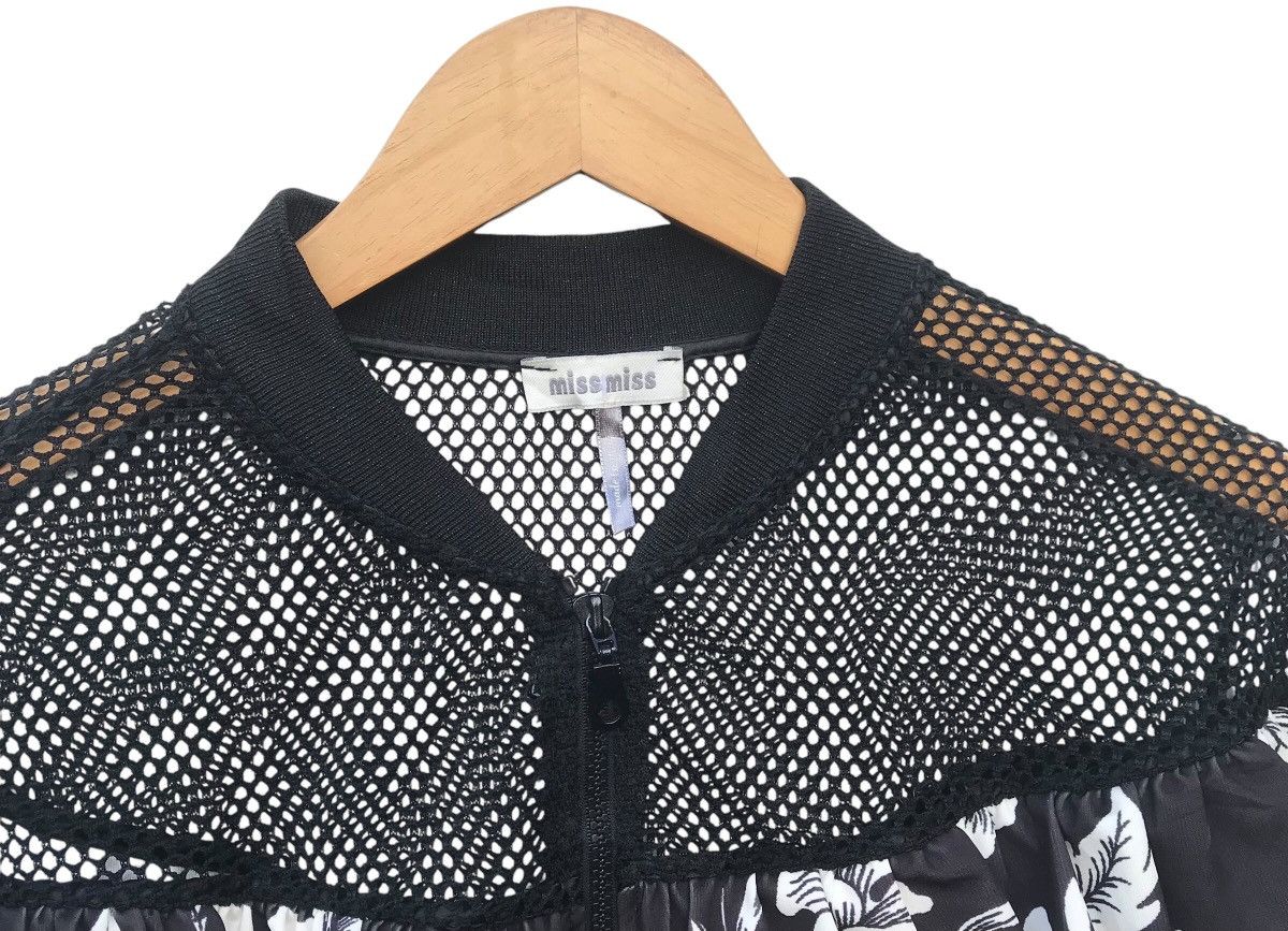 Vintage Miss Miss Italy Mesh Floral Womens Jacket Size M / US 6-8 / IT 42-44 - 2 Thumbnail