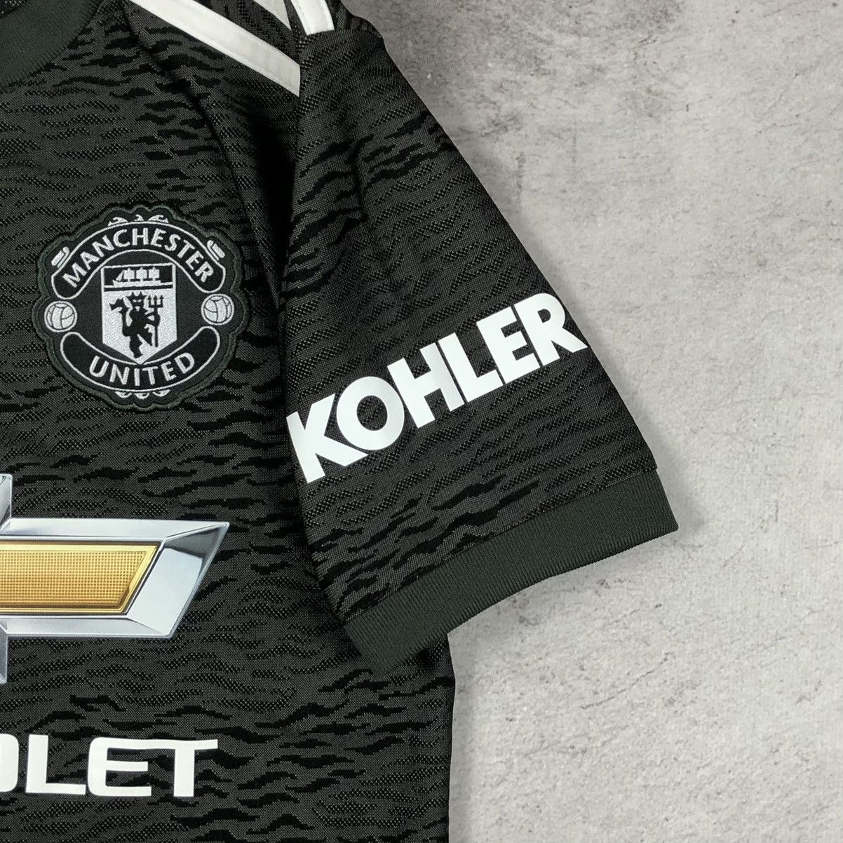 Adidas Manchester United 2020-2021 Adidas Away Soccer Kids Jersey Size US XXS / EU 40 - 5 Thumbnail
