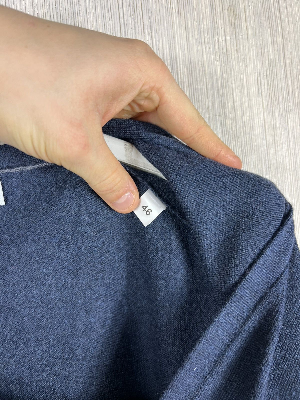 Gran Sasso Gran Sasso italy virgin wool merino navy cardigan sweater Size US S / EU 44-46 / 1 - 17 Thumbnail