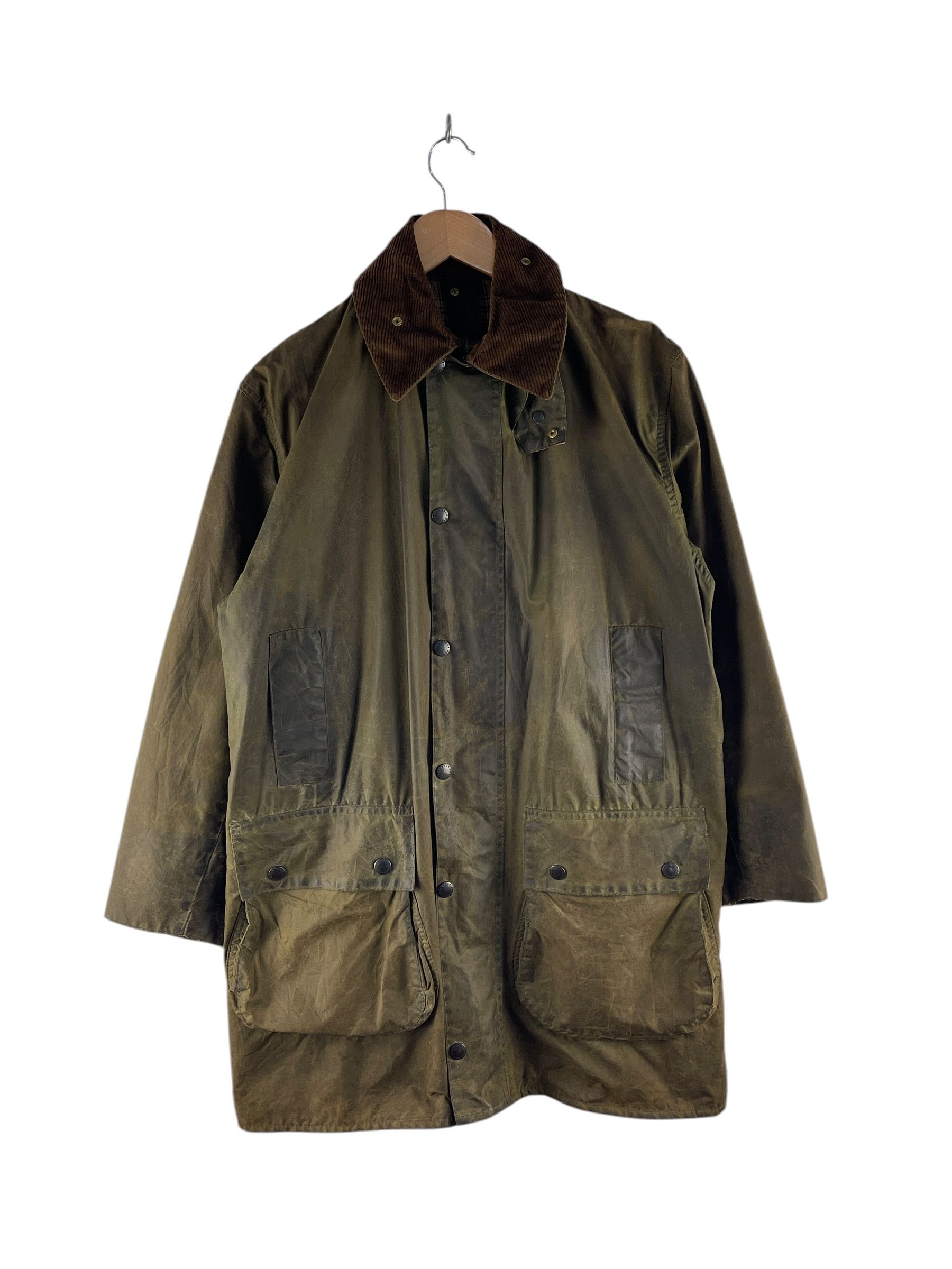 Barbour Vintage Barbour Wax Green Jacket Size L / US 10 / IT 46 - 1 Thumbnail