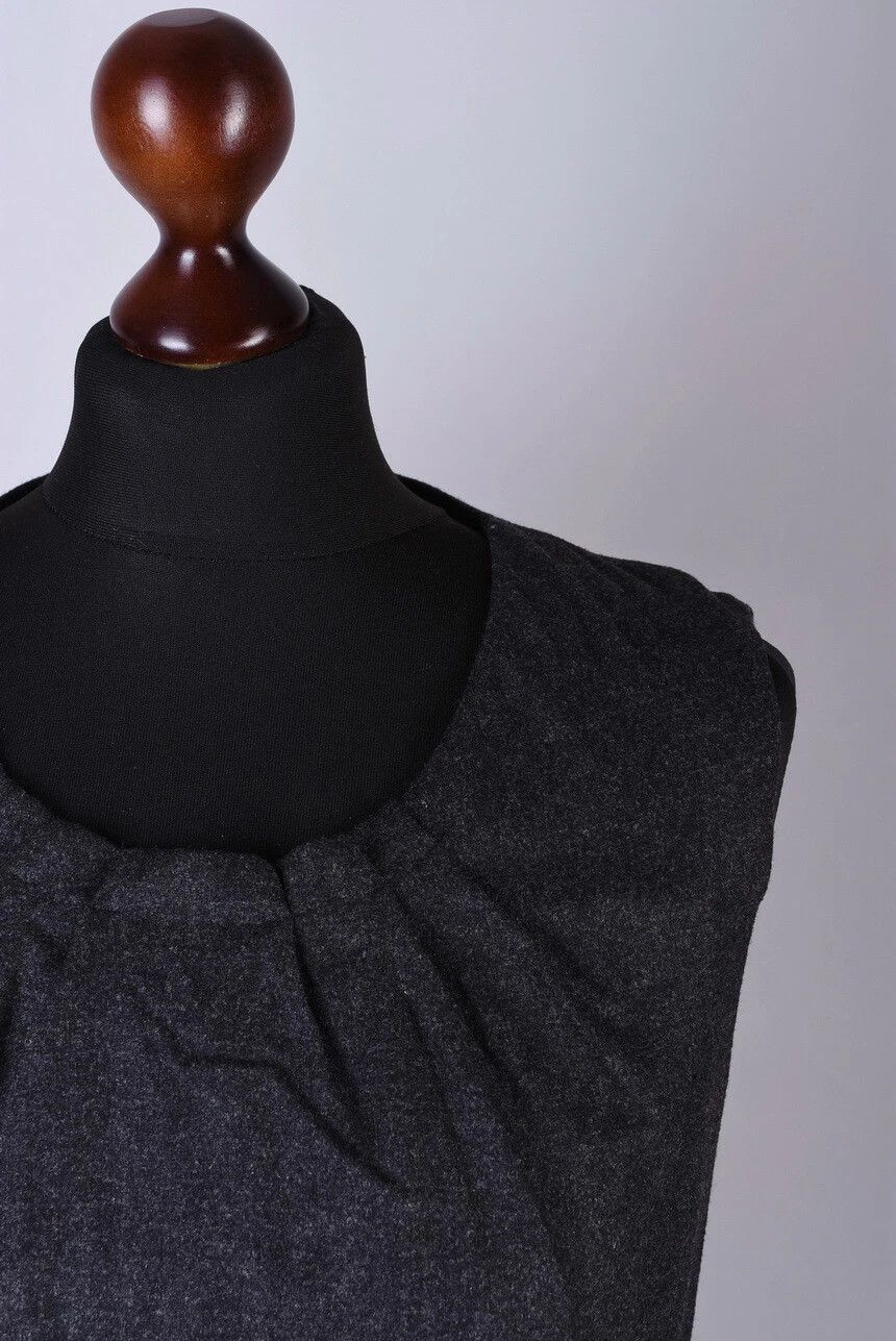 Dolce & Gabbana Women's D&G Dolce & Gabbana Wool Blend Dress Charcoal Size S / US 4 / IT 40 - 2 Thumbnail