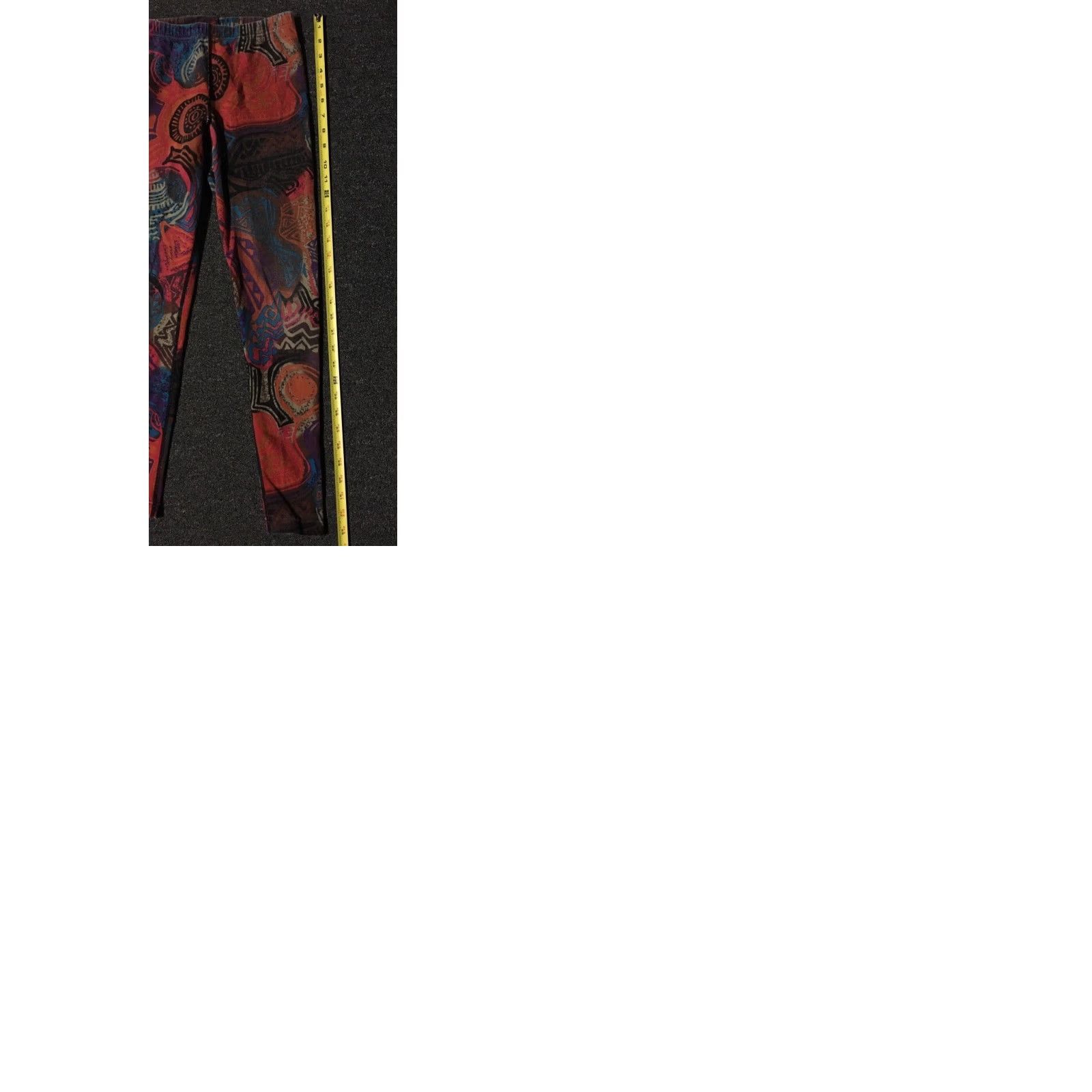 Speedo Vtg 90s Speedo Abstract Art All Over Print Leggings S Womens Purple USA Track & Field PE Navy Ocean Pacific Vaporwave 80s 70s 90s Size 28" / US 6 / IT 42 - 9 Thumbnail