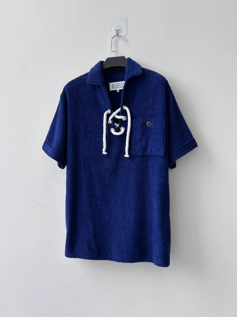 Maison Margiela Maison Margiela Drawstring POLO shirt Size US S / EU 44-46 / 1 - 1 Thumbnail