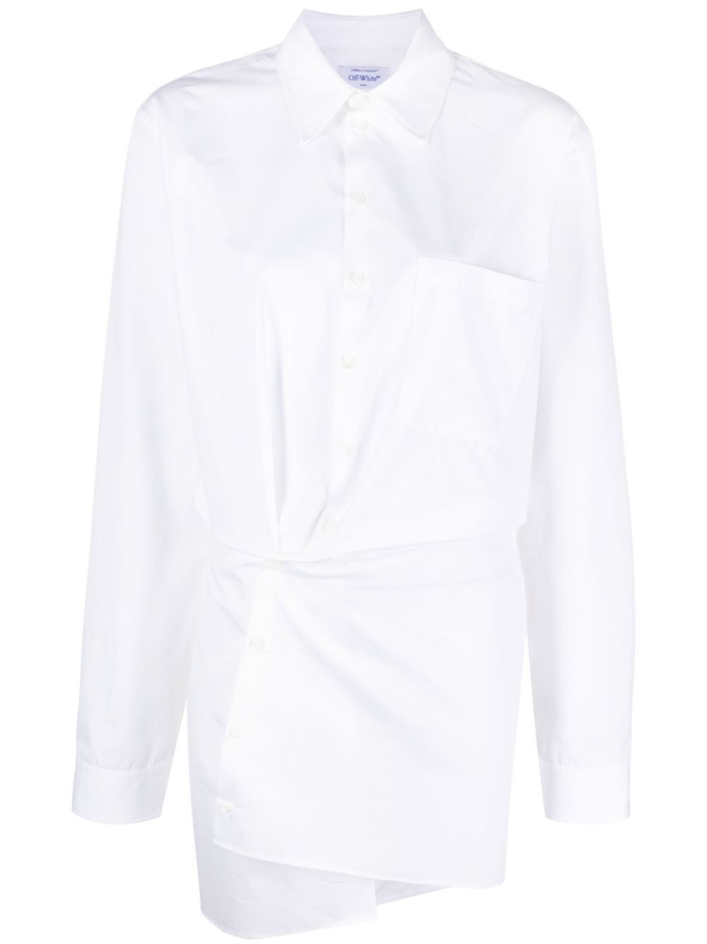 Off-White COTTON SHIRT DRESS Size S / US 4 / IT 40 - 1 Thumbnail