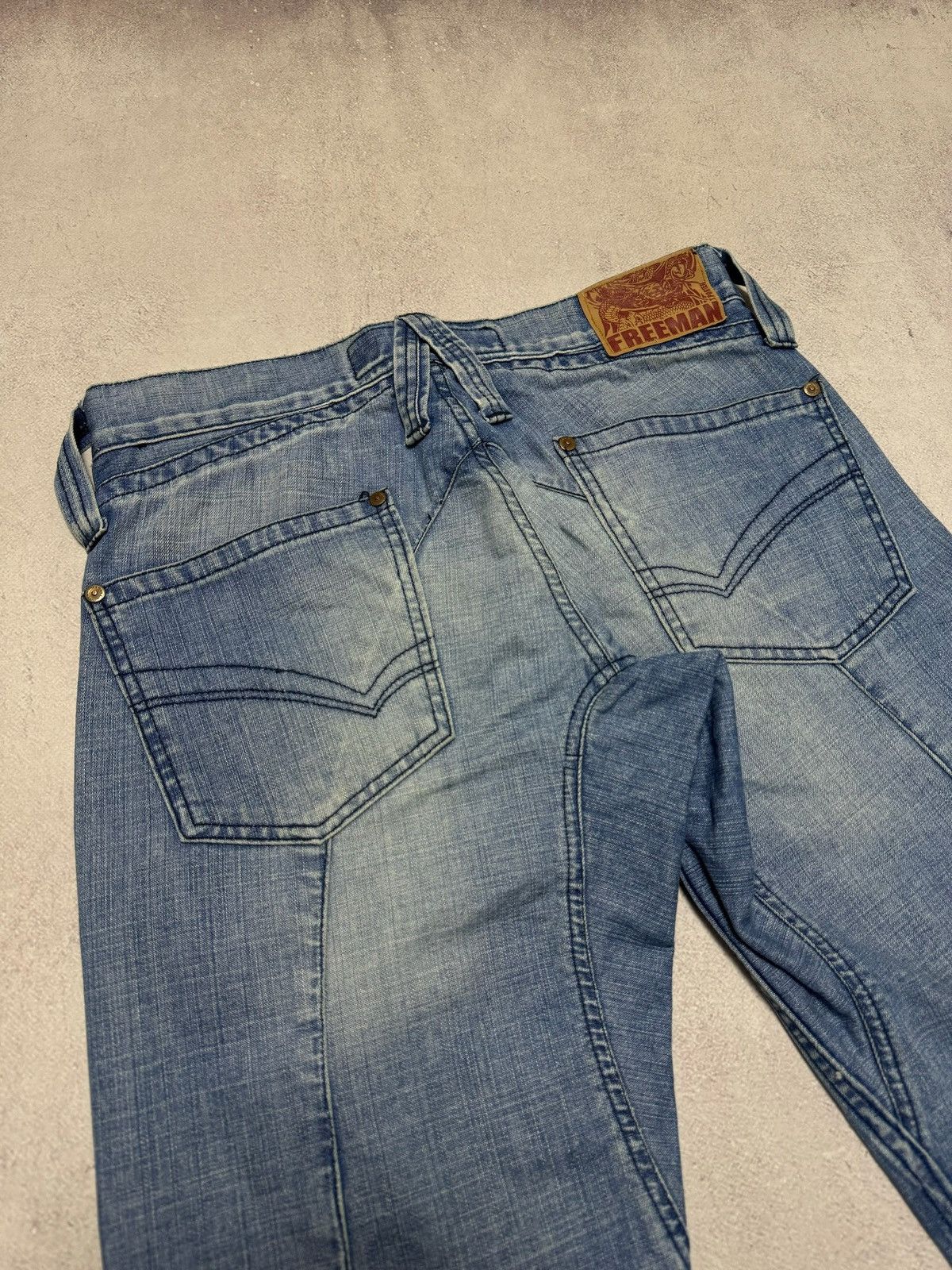 Freeman T. Porter × Japanese Brand Vintage Freeman T Porter Denim Pants Jeans Bootcut Japanese Size US 30 / EU 46 - 10 Thumbnail