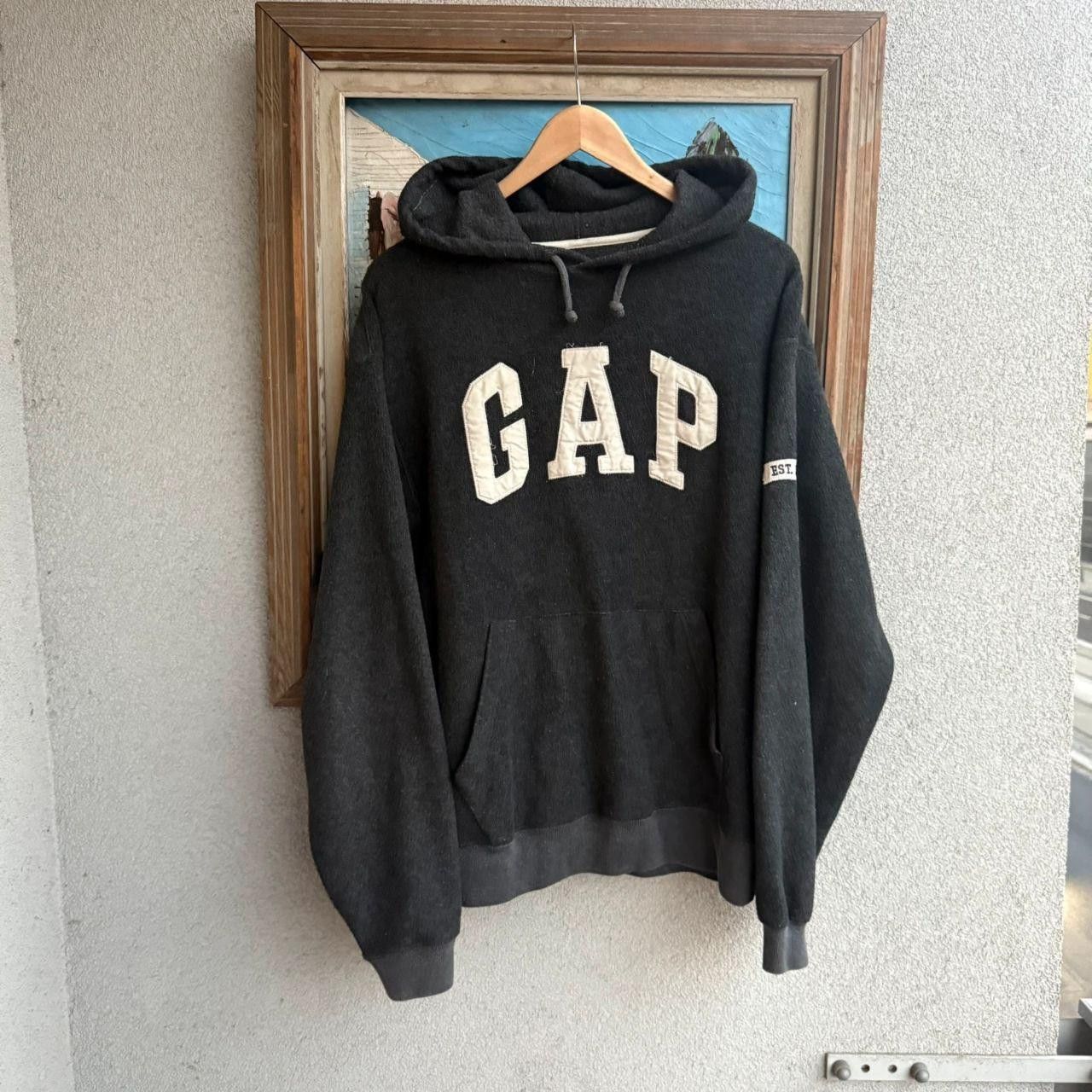 Gap GAP Hoodie Vintage y2k Fleece Retro Sweatshirt Size US XL / EU 56 / 4 - 1 Thumbnail