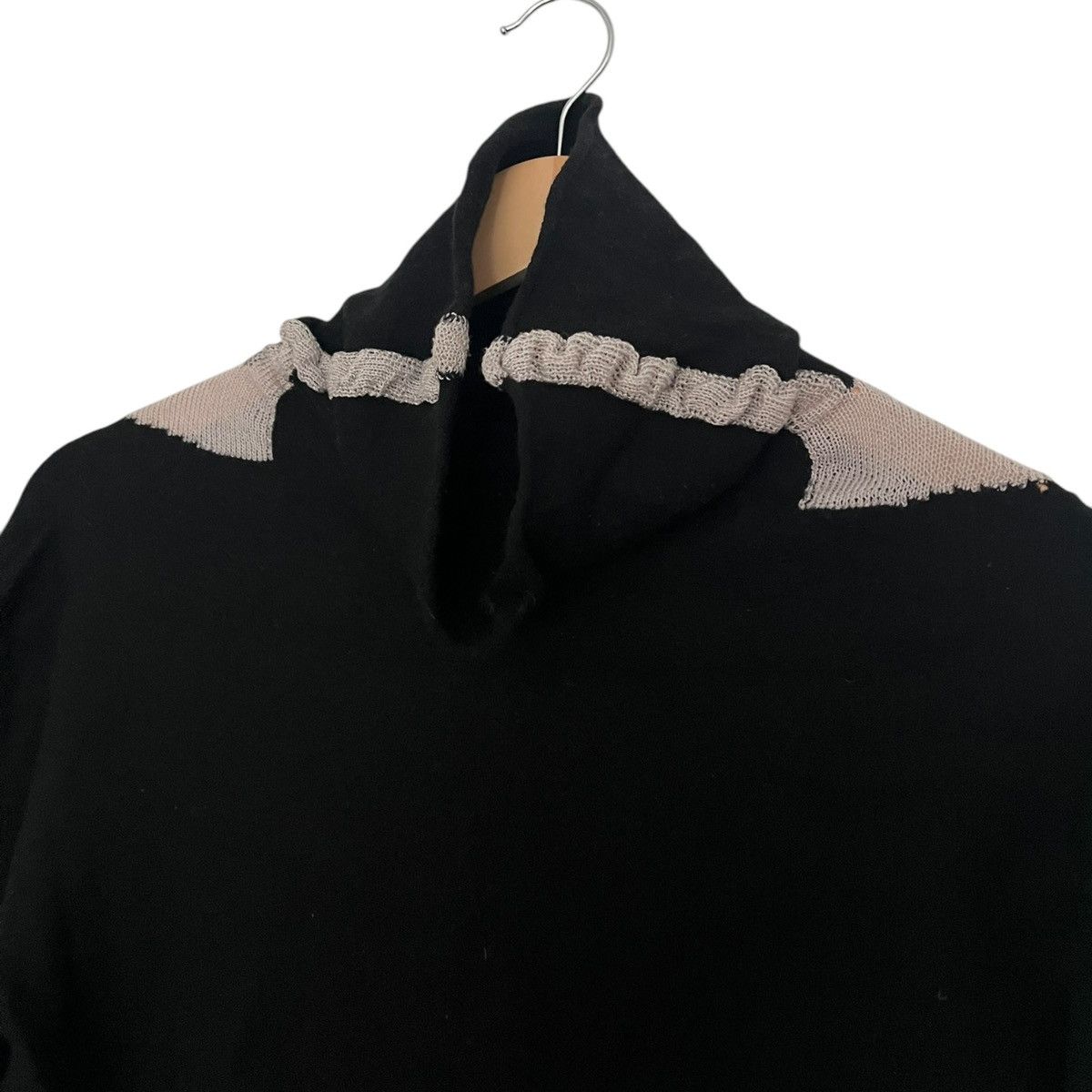 Rick Owens Rick dustulator pearl shoulder paneling turtleneck Size US S / EU 44-46 / 1 - 2 Thumbnail