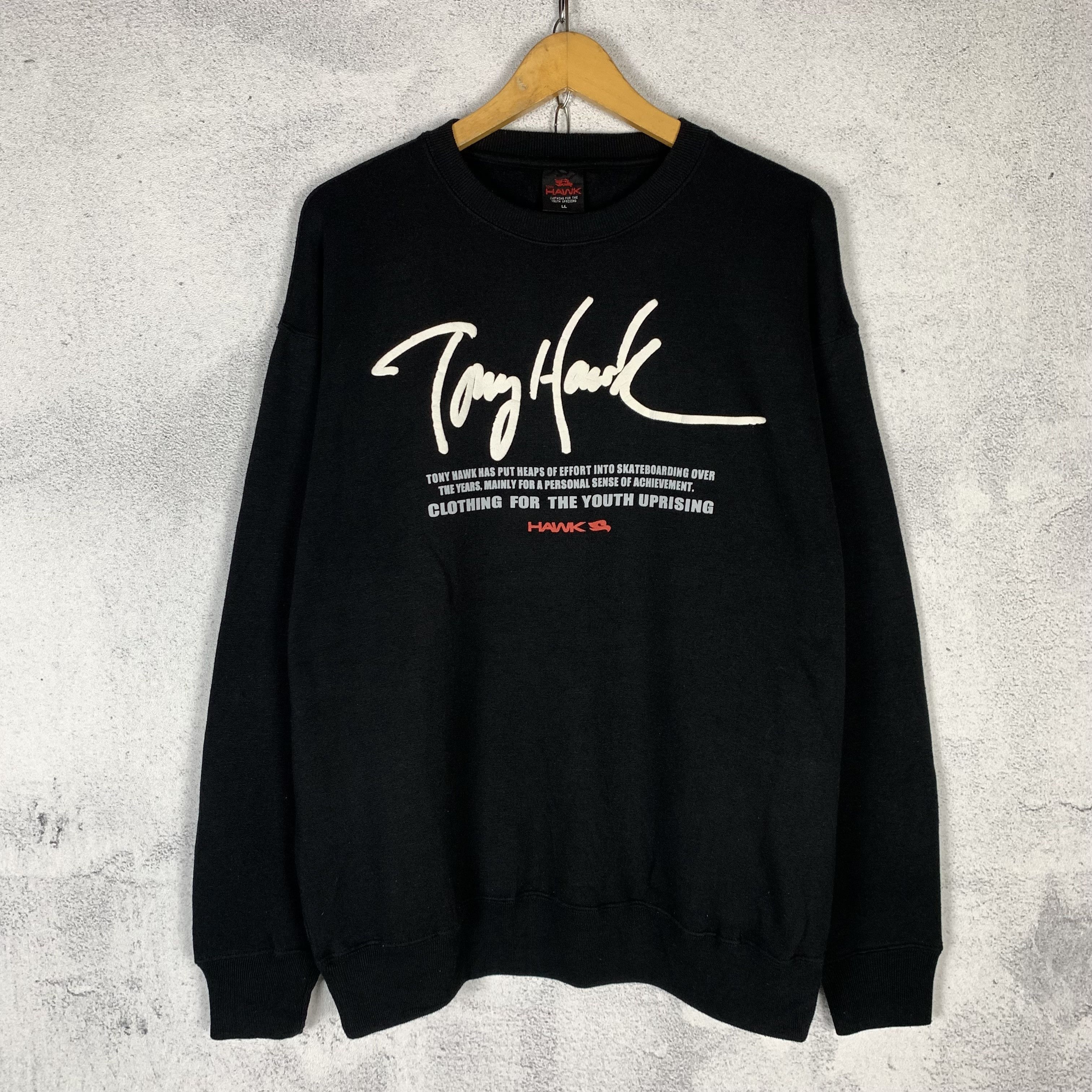 Tony Hawk Vintage Tony Hawk Skateboards Sweatshirt Crewneck Size US L / EU 52-54 / 3 - 1 Thumbnail