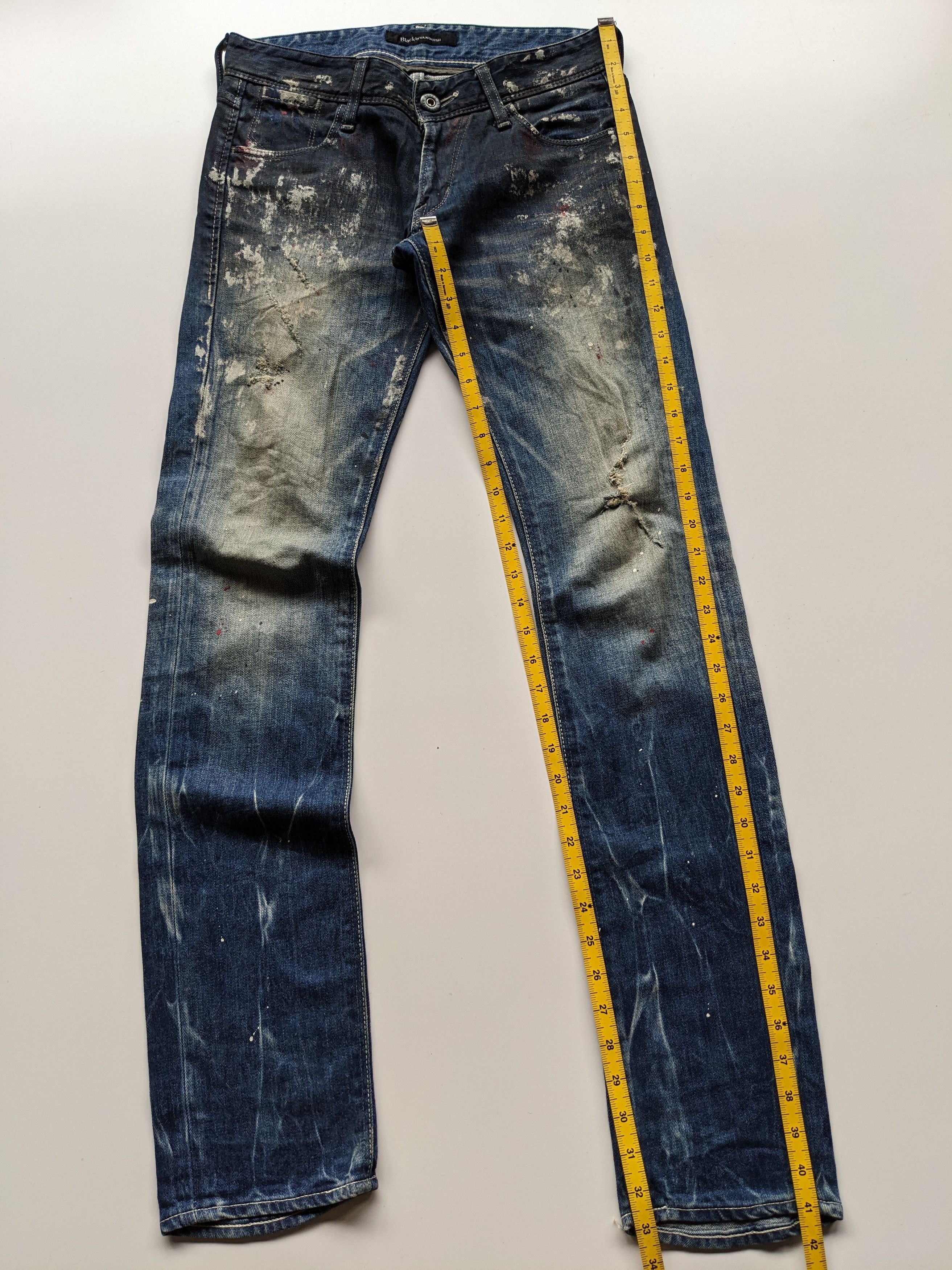 Japanese Brand × Vanquish Vanquish splash indigo jeans Size US 30 / EU 46 - 11 Thumbnail