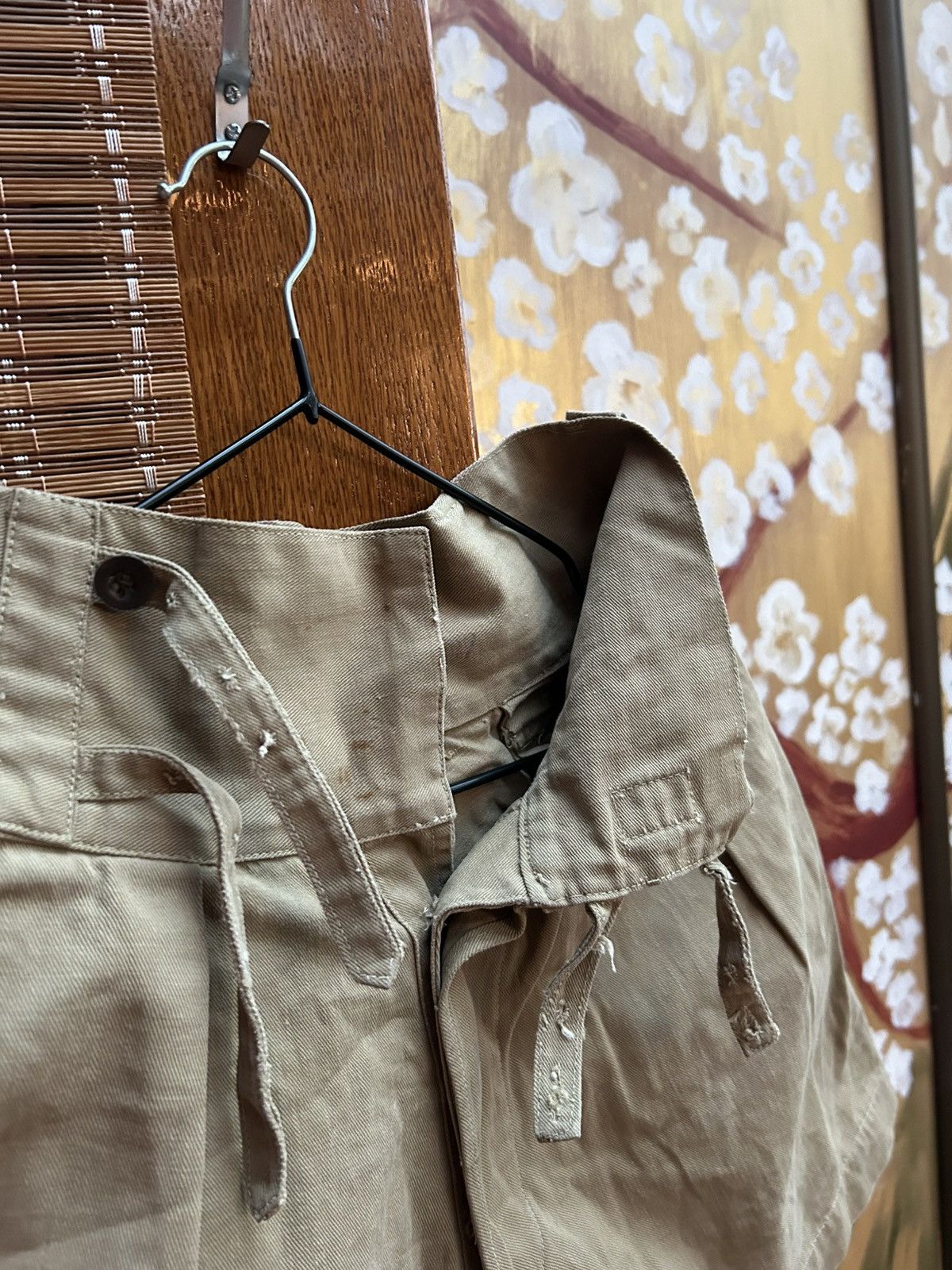 Vintage WWII 40s British Tropical Jungle Gurkha Bermuda Shorts Size US 28 / EU 44 - 3 Thumbnail