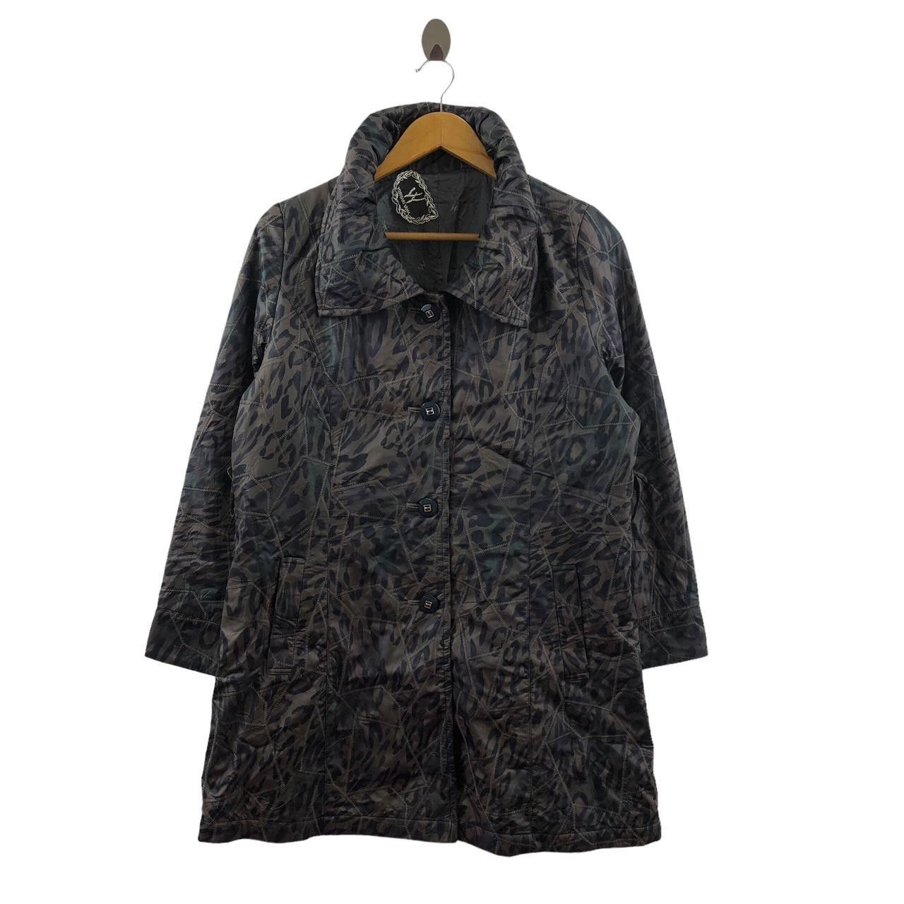Japanese Brand Vintage 80’ YOSHIAKI YAMA Leopard Trench Coat Parka Jacket Size L / US 10 / IT 46 - 1 Thumbnail