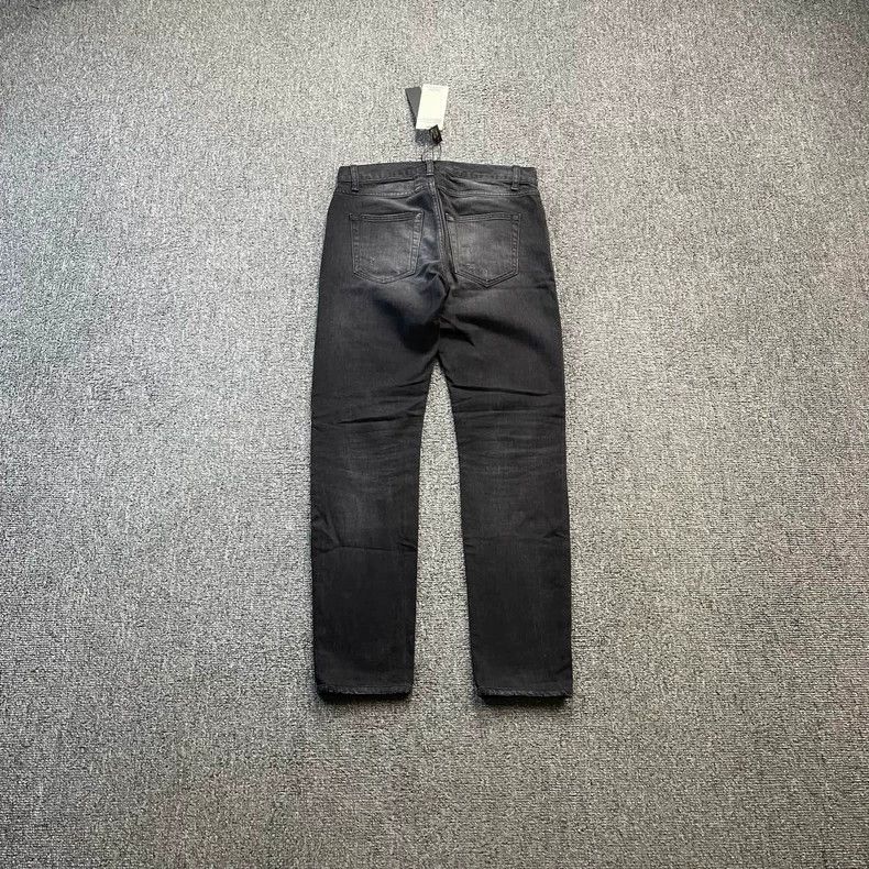 Saint Laurent Paris Saint Laurent Paris D02 Black Patch jeans 2505-Nextarrow Size US 28 / EU 44 - 2 Thumbnail