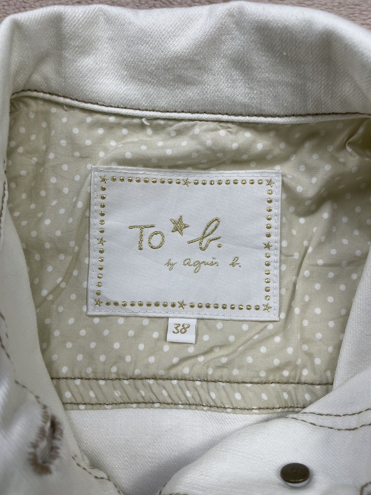 agnes b. SAMPLE DESIGN Agnes B White Denim Jackets Size XXS / US 00 / IT 34 - 8 Thumbnail