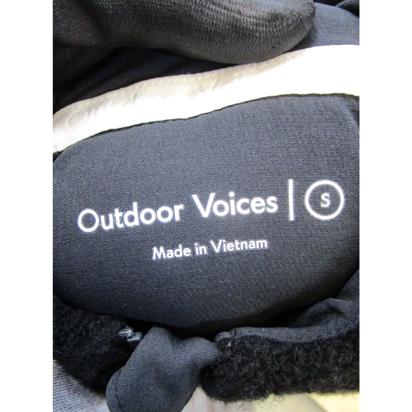 Outdoor Voices Outside Voices Outdoor Wool Anorak Jacket Womens Small Black Wool Blend Lining Solid Winter Fall Spring Regular Mens? Womens Size S / US 4 / IT 40 - 3 Thumbnail