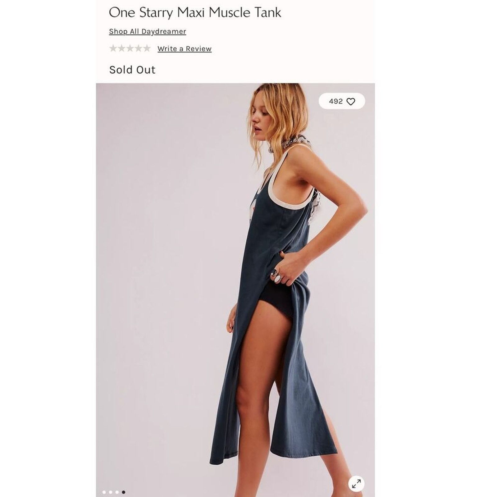 Daydreamer DAYDREAMER One Starry Maxi Muscle Tank Size M New w/o Tag Size M / US 6-8 / IT 42-44 - 5 Thumbnail
