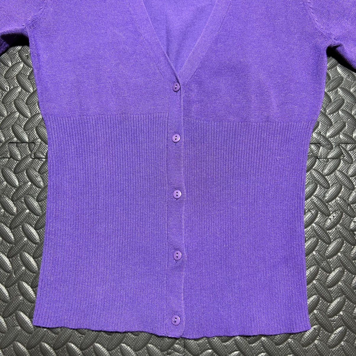 Other Vintage Say What? USA Cardigan Sweater Women’s Medium Size M / US 6-8 / IT 42-44 - 2 Thumbnail