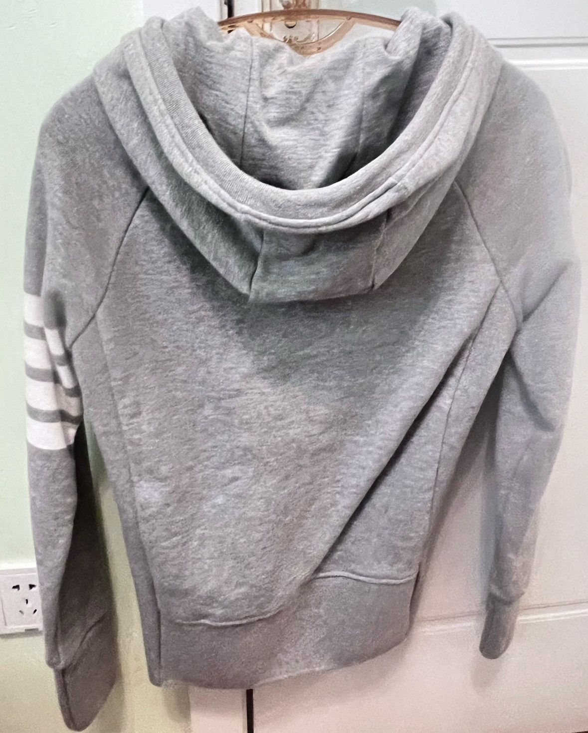 Thom Browne thom browneGrey IVY BOY classic four-striped zipper hooded Size US S / EU 44-46 / 1 - 2 Thumbnail