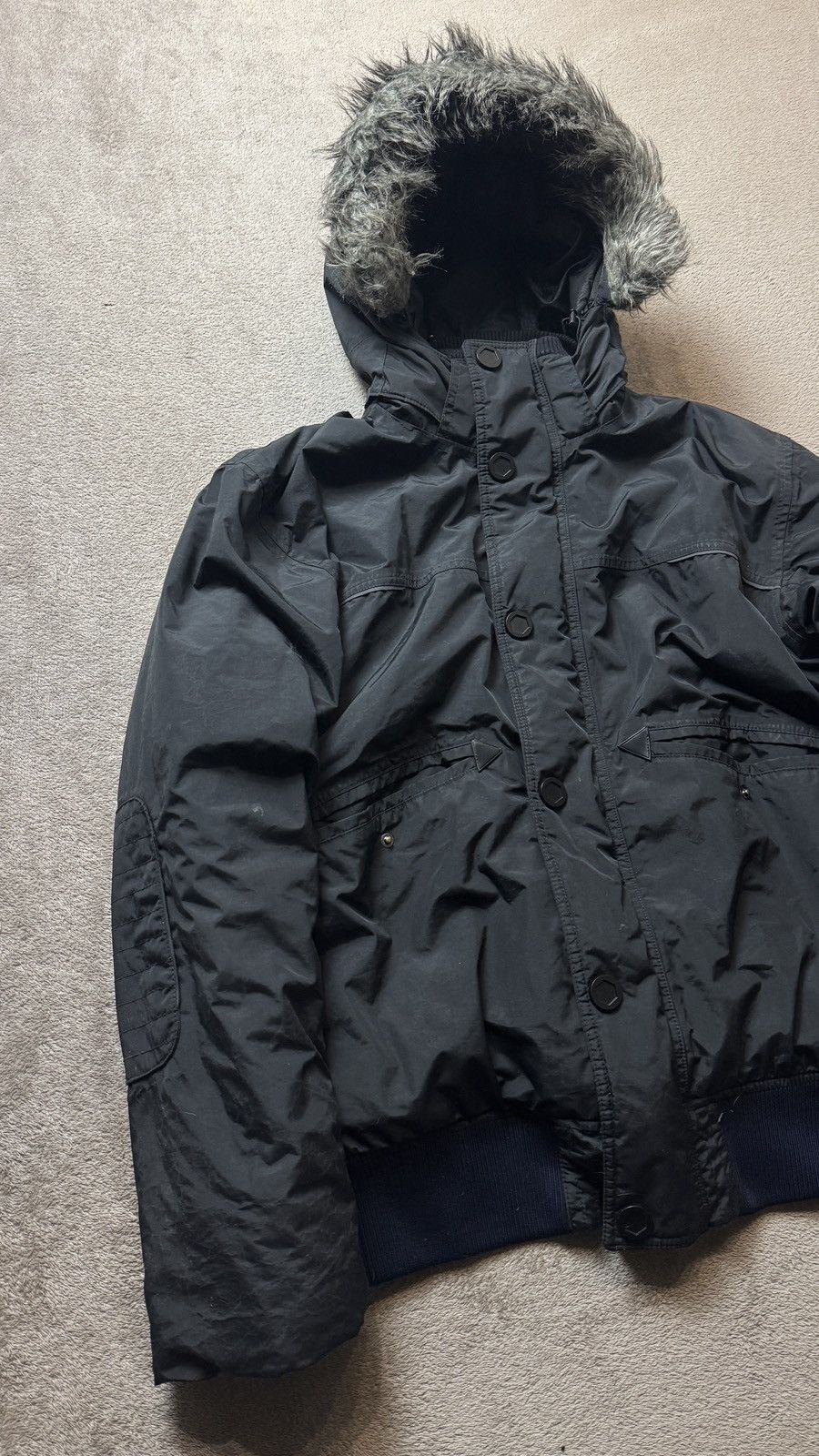 Japanese Brand Engelbert Strauss Y2K Faux Fur Hood Jacket If6was9 LGB goa Size US XL / EU 56 / 4 - 4 Thumbnail