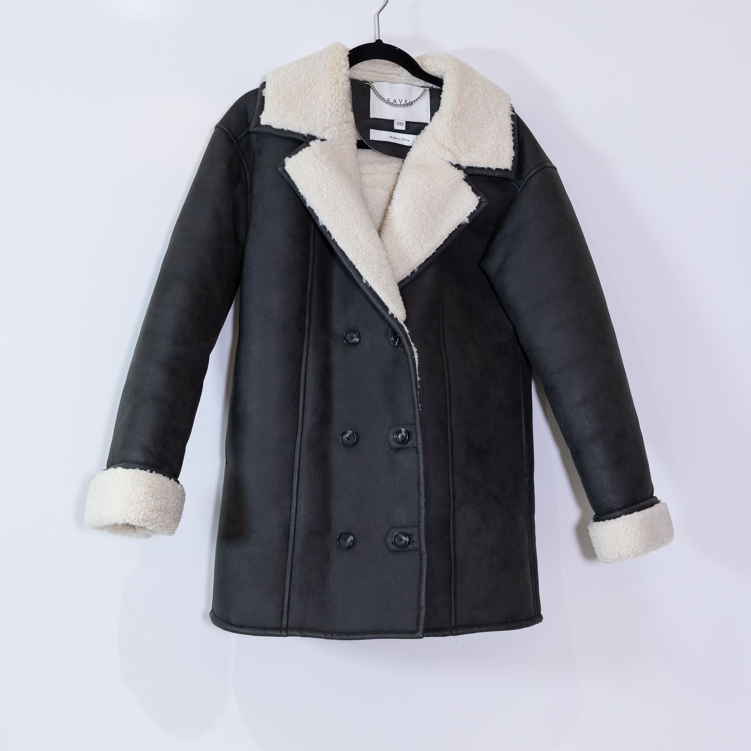 Other Eaves Leon Faux Leather Shearling Lined Size XXS / US 00 / IT 34 - 1 Thumbnail
