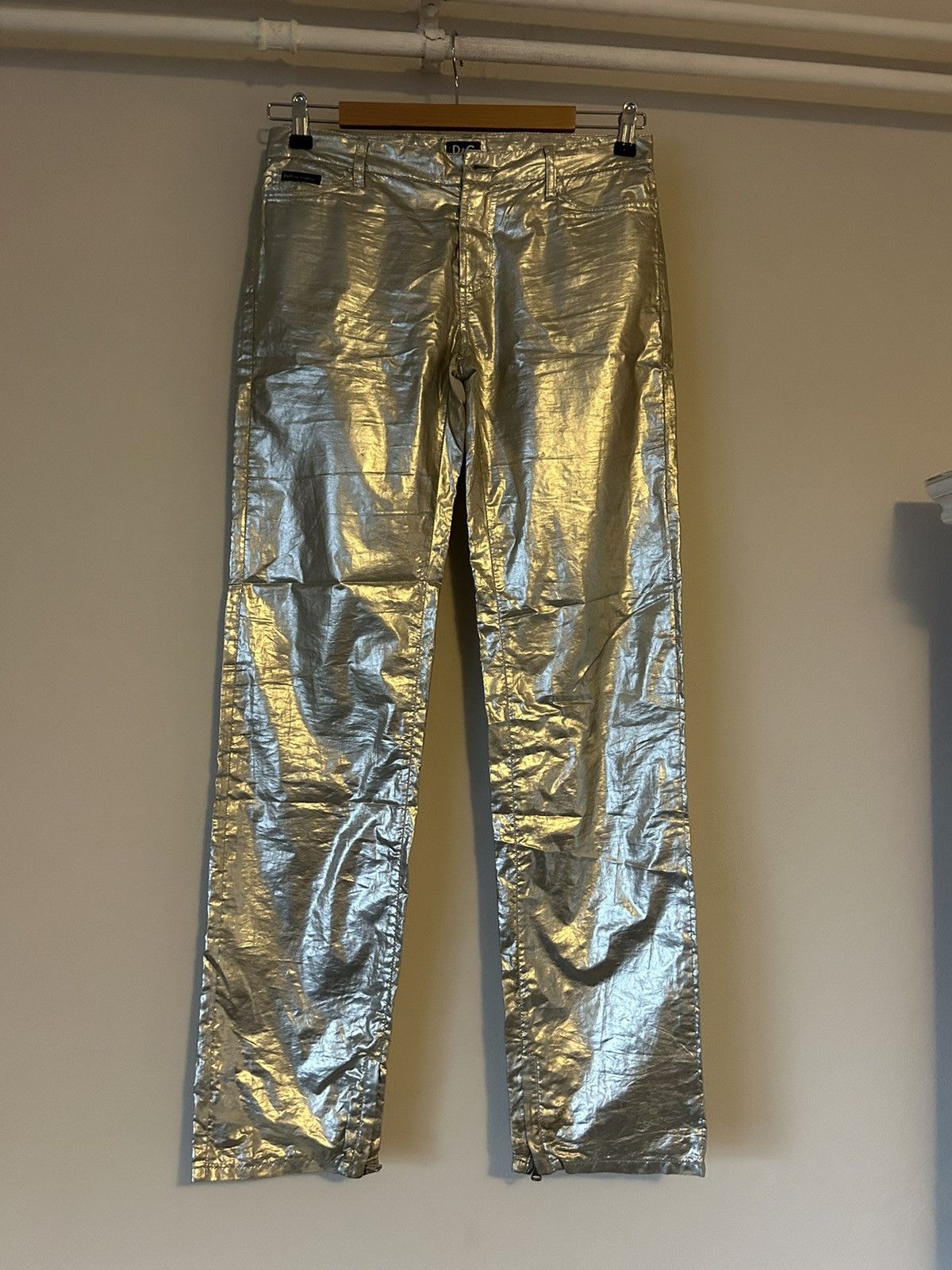 Dolce & Gabbana Silver Jeans Size US 29 - 1 Thumbnail