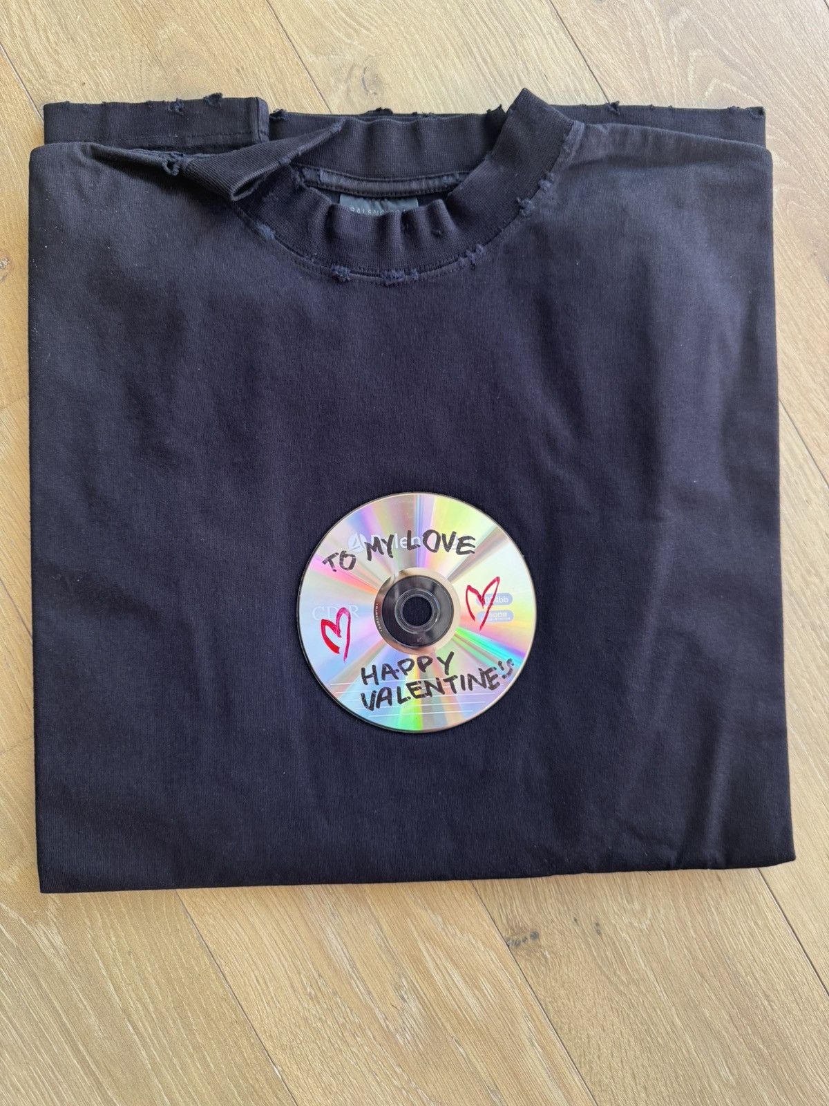 Balenciaga Balenciaga Valentine disk tee capsule *rare* | Grailed