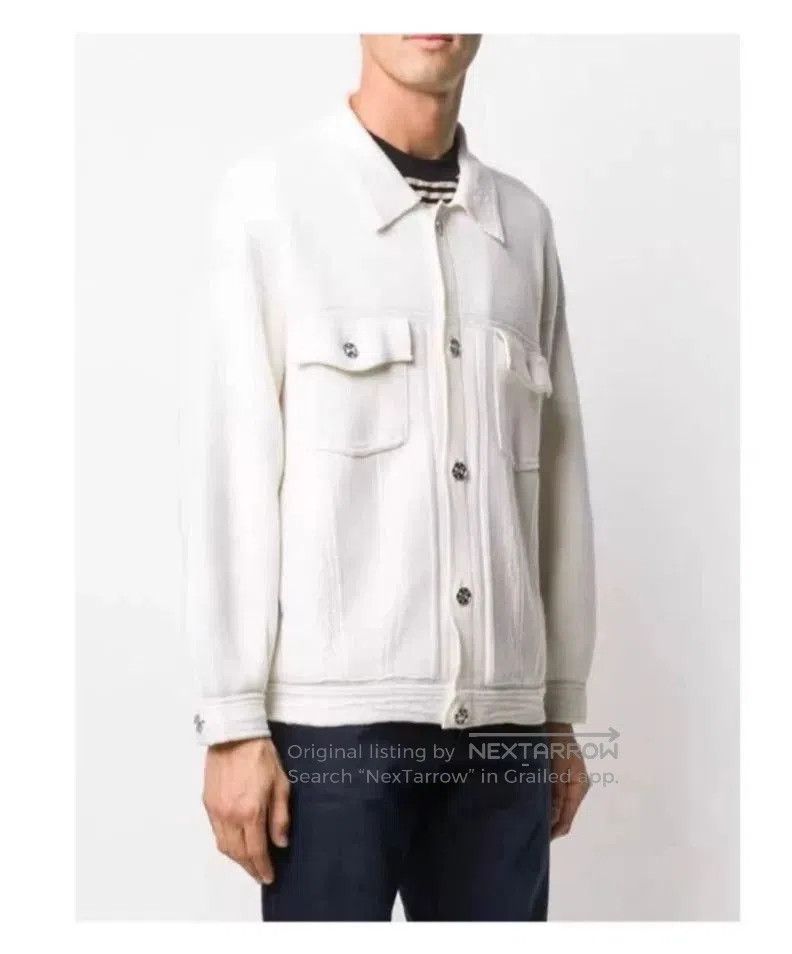 Barrie Barrie Neutral Cashmere Jacket Coat. Size XS / US 0-2 / IT 36-38 - 3 Thumbnail