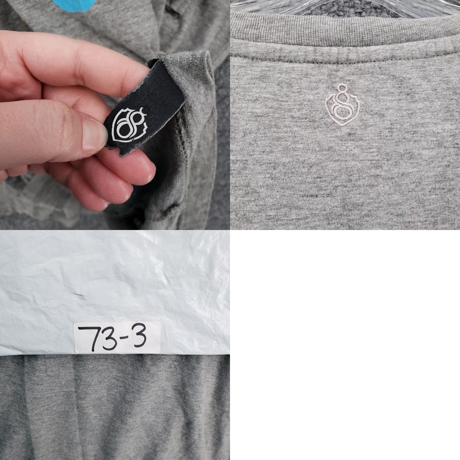 Vintage Eight 732 The Culture T-Shirt Mens XXXL Gray Skull Crew Neck Short Sleeve Size US XXL / EU 58 / 5 - 11 Thumbnail
