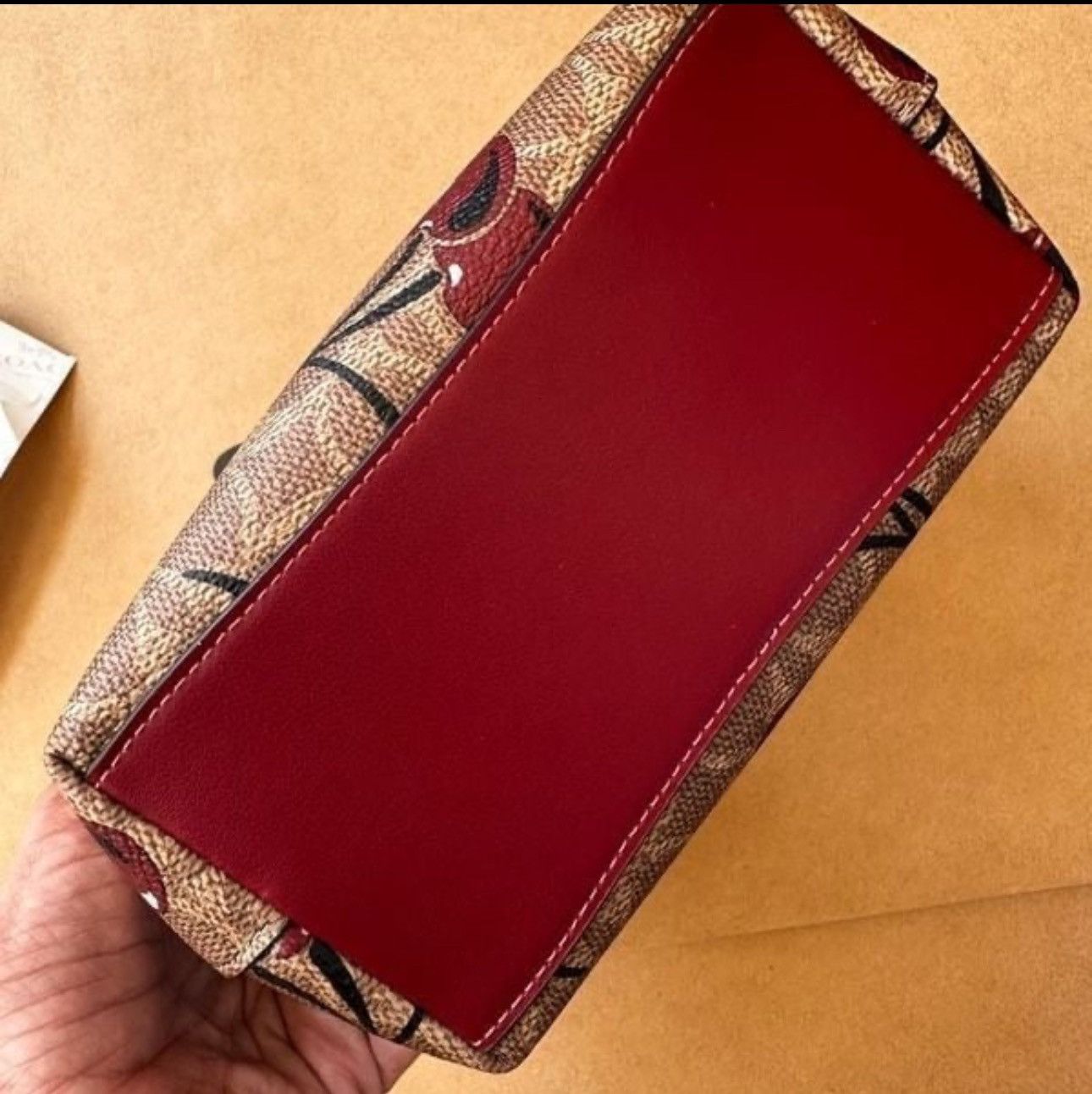 Coach NWT ❤️ Coach City Mini Tote Bag Signature Canvas Cherry Print Size ONE SIZE - 5 Thumbnail
