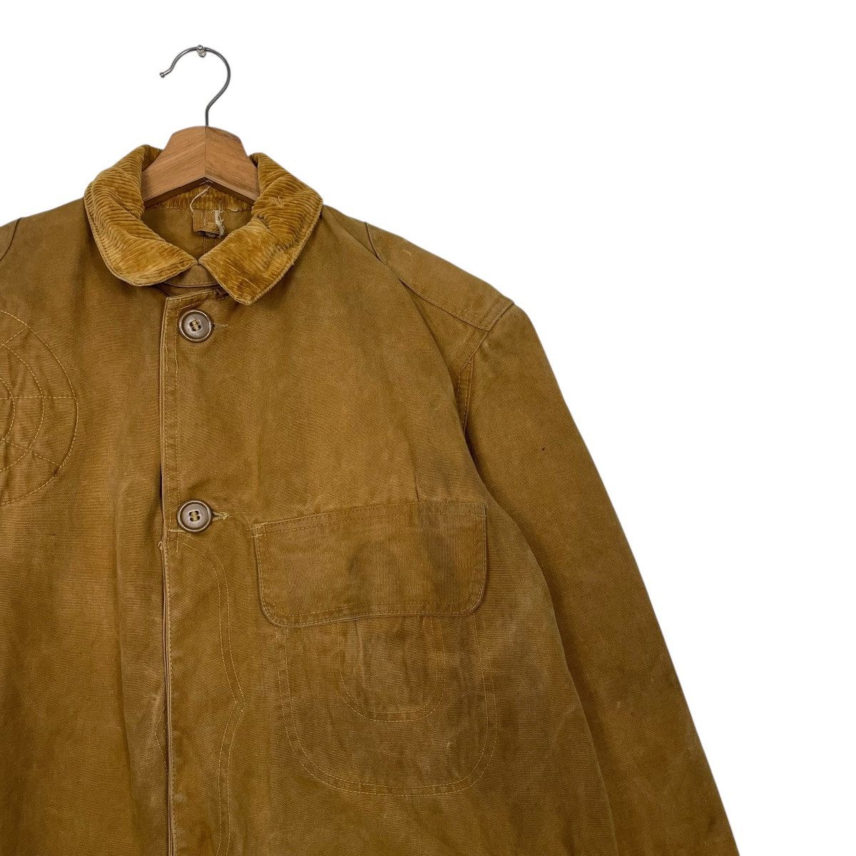 Vintage Vintage 30s Hettrick American Field Gun Coat Hunting Jacket Size US L / EU 52-54 / 3 - 5 Thumbnail