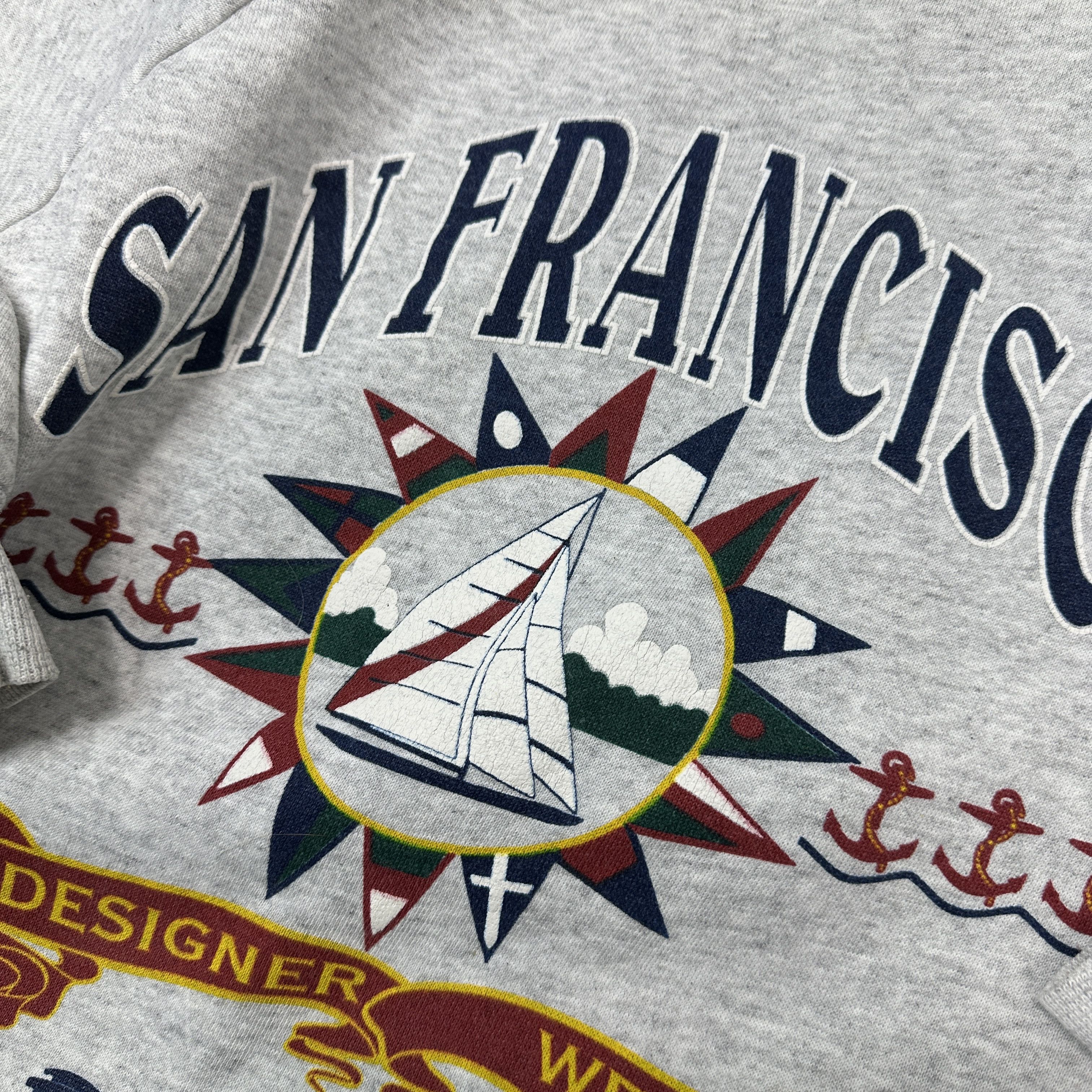 Vintage Vintage Streetwear Oversize San Francisco Sweatshirt 90s Size US L / EU 52-54 / 3 - 6 Thumbnail