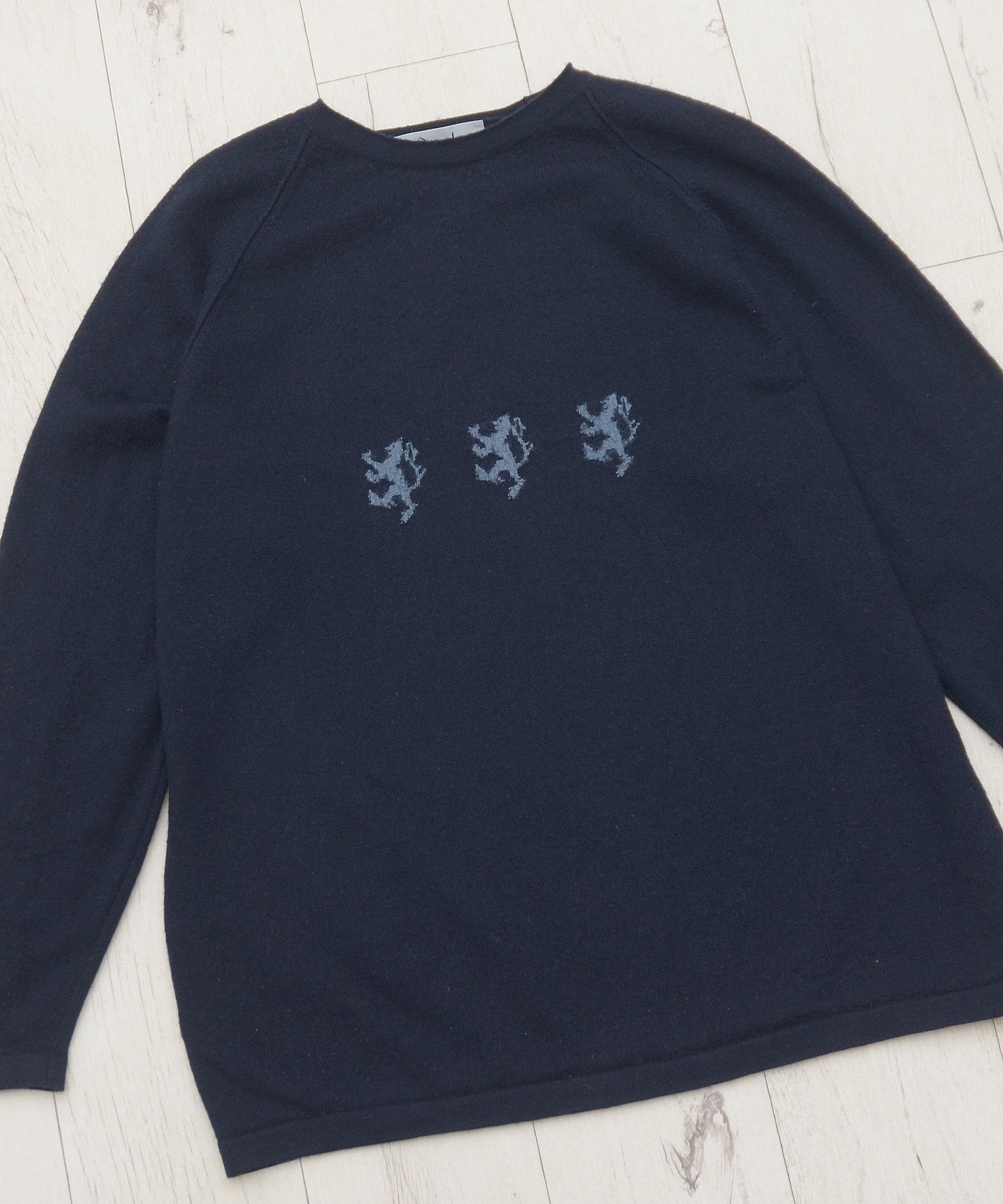 Pringle Of Scotland × Vintage Vintage Pringle SCOTLAND Sports Wool Knit Golf Sweater Logo Size US L / EU 52-54 / 3 - 2 Thumbnail