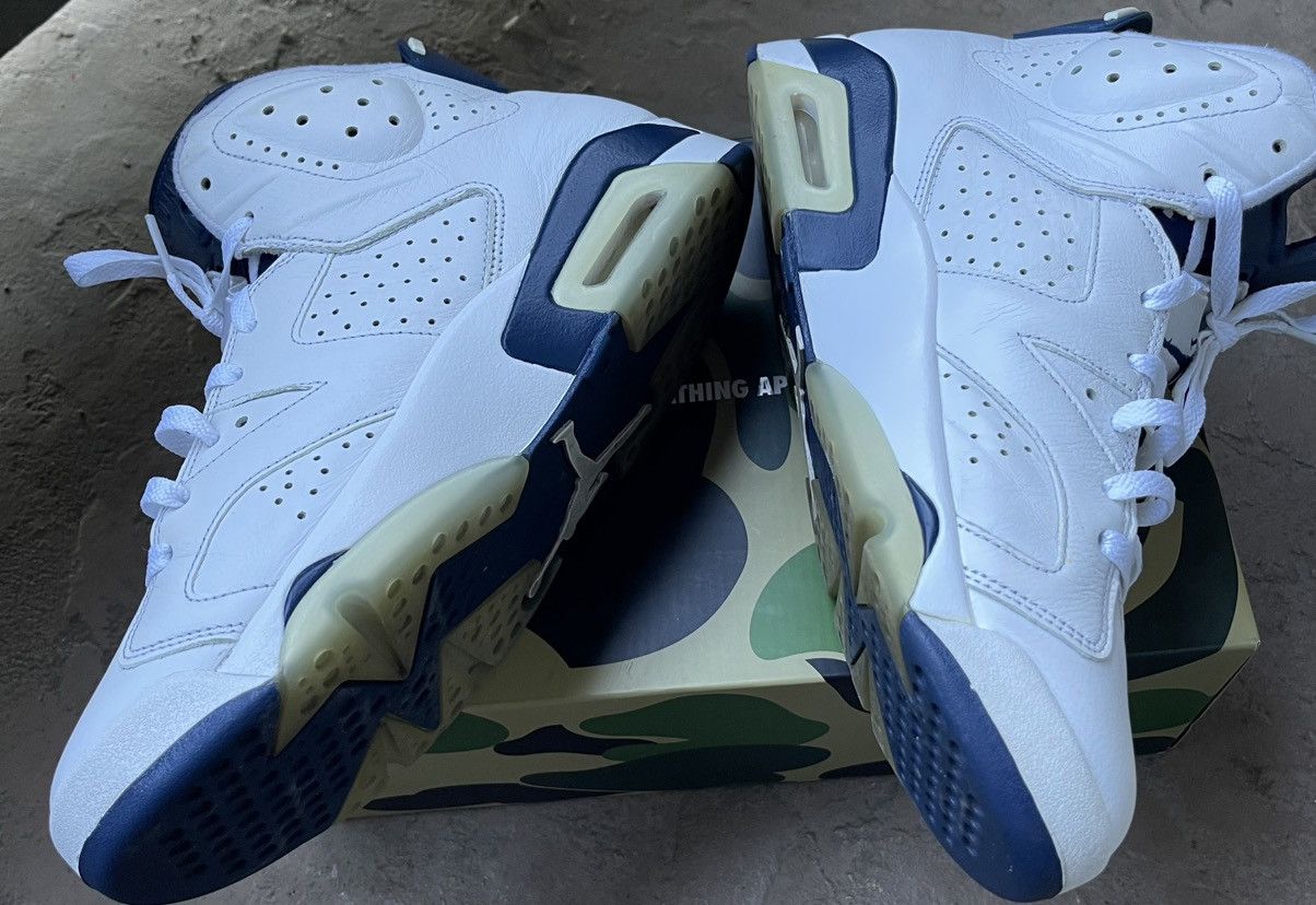 Jordan Brand Nike Air Jordan Midnight Navy 6’s Retro Men’s Size 12. Size US 12 / EU 45 - 4 Thumbnail