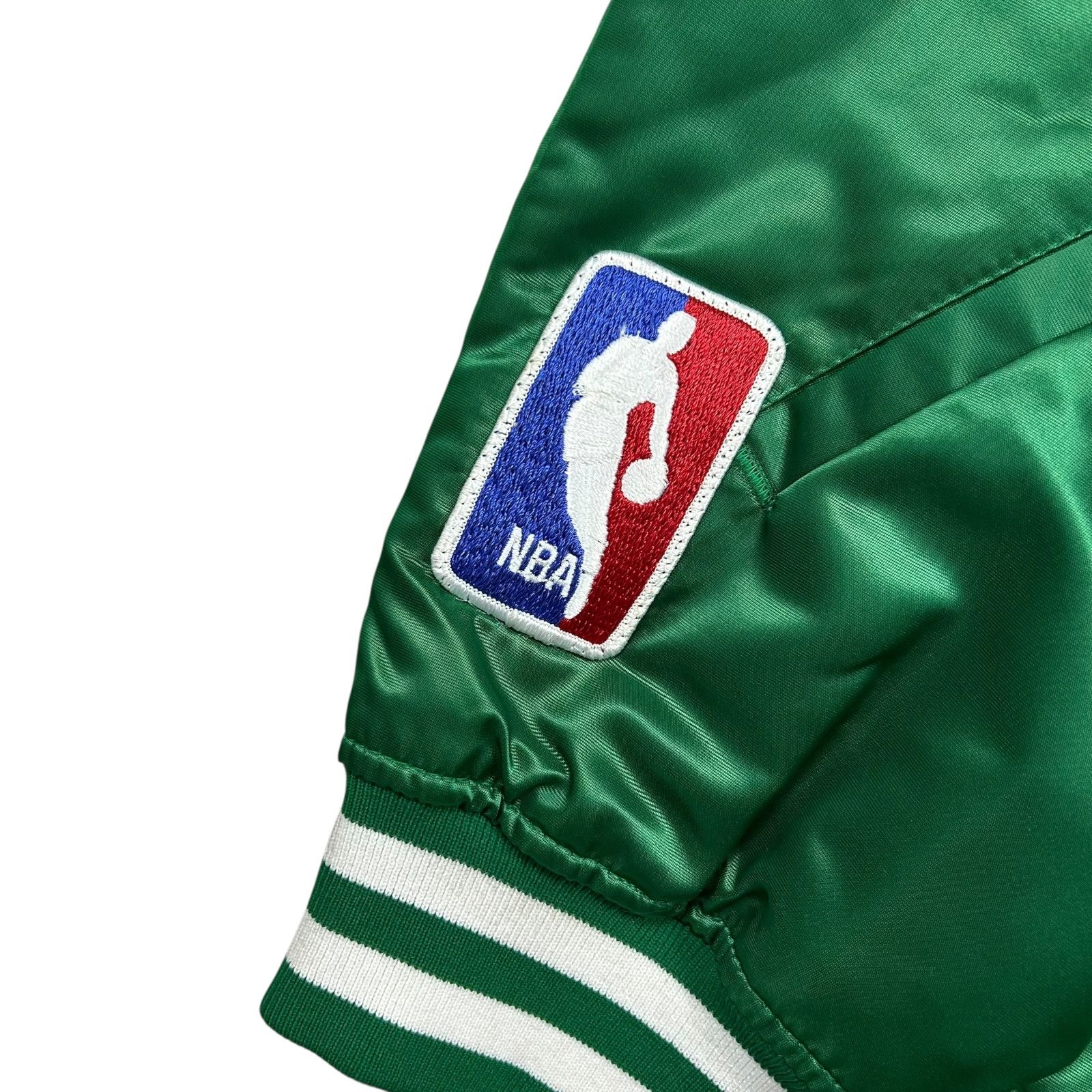 NBA VTG 90s NBA BOSTON CELTICS STARTER SATIN JACKET BIG PATCH Size US M / EU 48-50 / 2 - 5 Thumbnail
