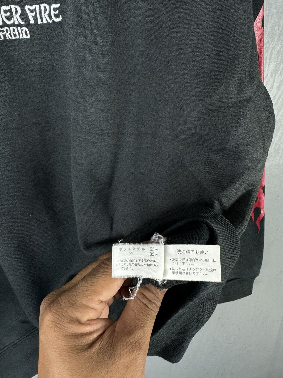 Japanese Brand × Vintage VINTAGE THUNDER FIRE PRINTED CREWNECK SWEATSHIRT SUN FADED Size US M / EU 48-50 / 2 - 12 Thumbnail
