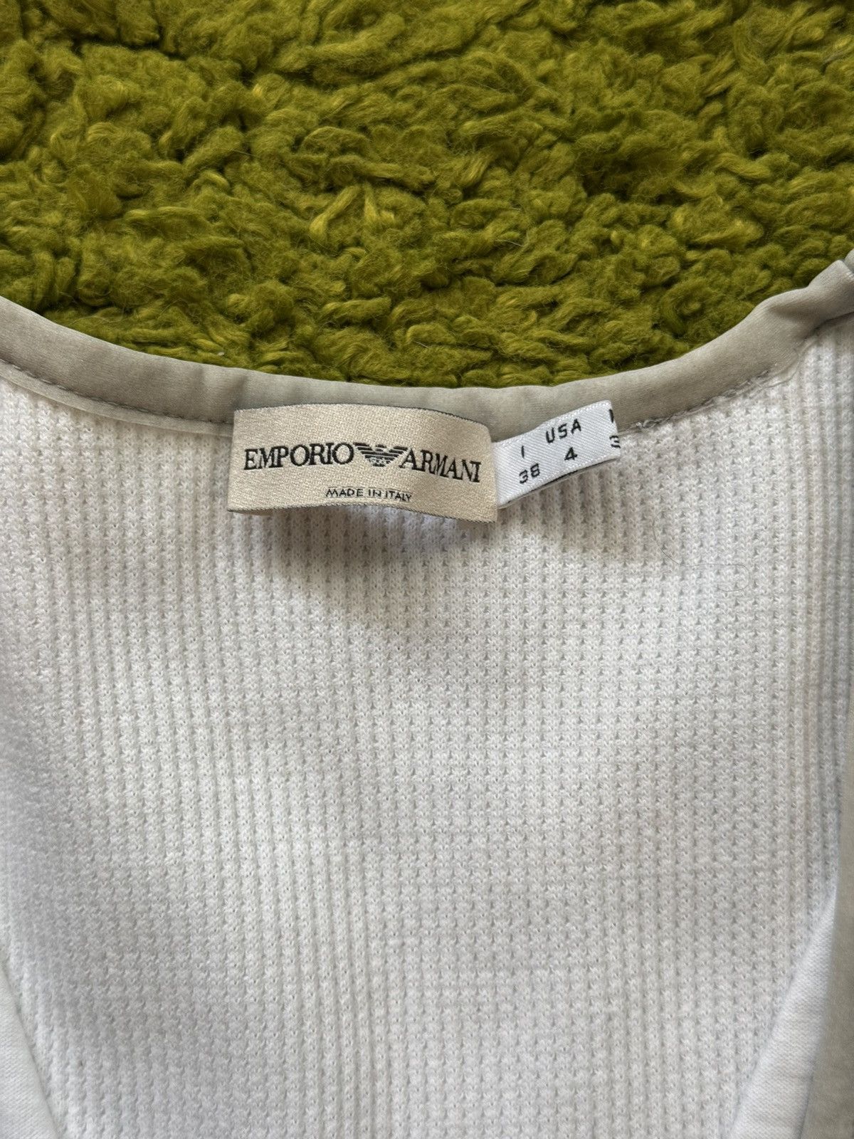 Armani × Designer × Emporio Armani Emporio Armani ribbed tank top Y2K Size S / US 4 / IT 40 - 4 Thumbnail
