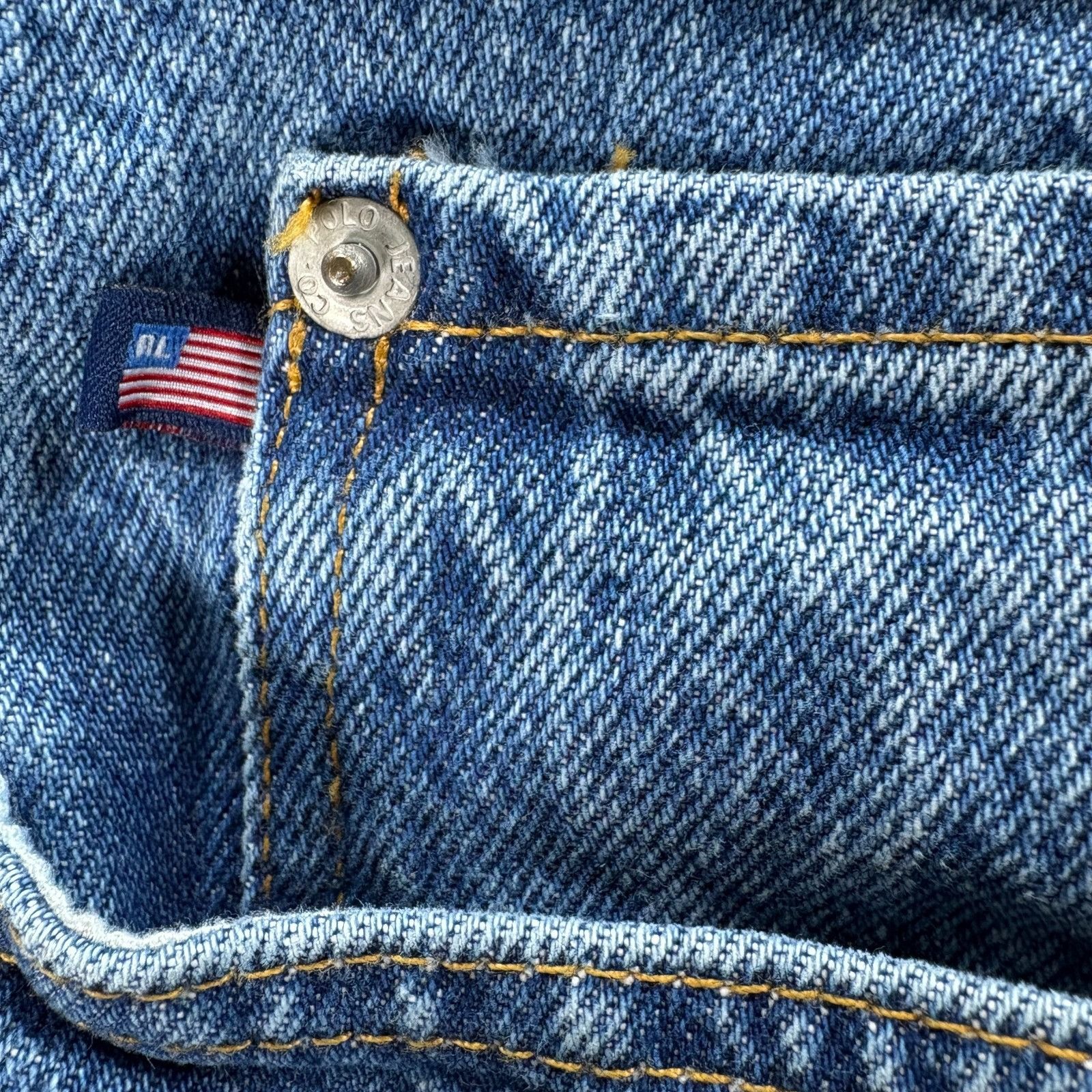 Polo Ralph Lauren Vintage Y2K Polo Jeans Ralph Lauren Flag 36x34 Relaxed Fit B Size US 36 / EU 52 - 7 Thumbnail