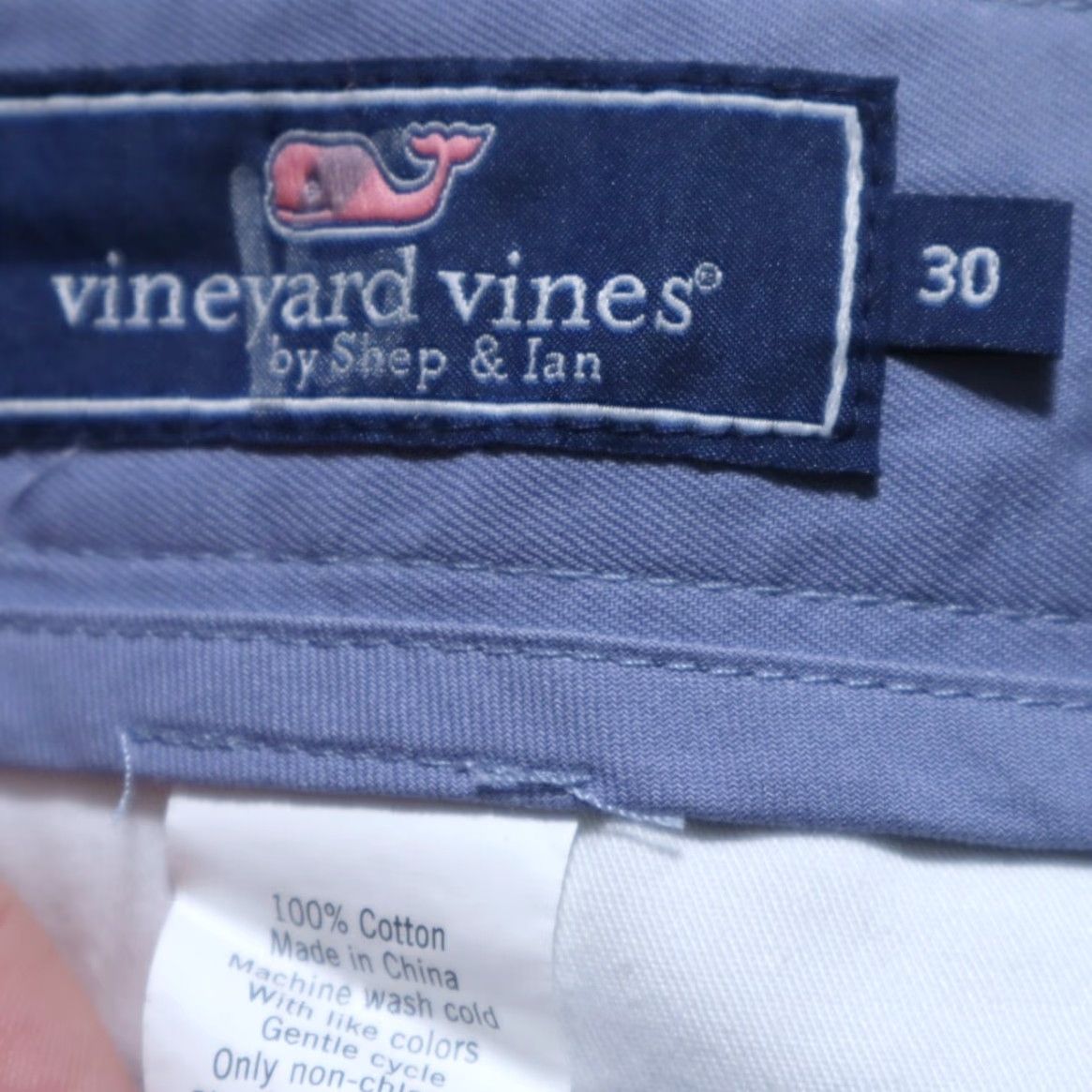 Vineyard Vines Vineyard Vines Embroidered Flags Cotton Canvas Chino Shorts Blue Men's 30 Size US 30 / EU 46 - 5 Thumbnail