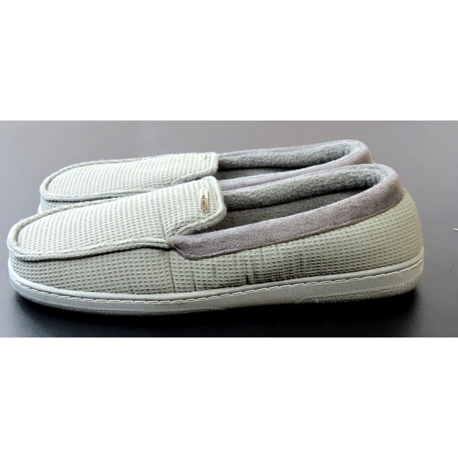 J Brand Swiss Brand SB Gray Foam Slippers Mens S 7 NWOB Slipper Casual Travel Comfort Cushioned Memory Foam Logo Pattern Solid Gray Size US 7 / EU 40 - 2 Thumbnail
