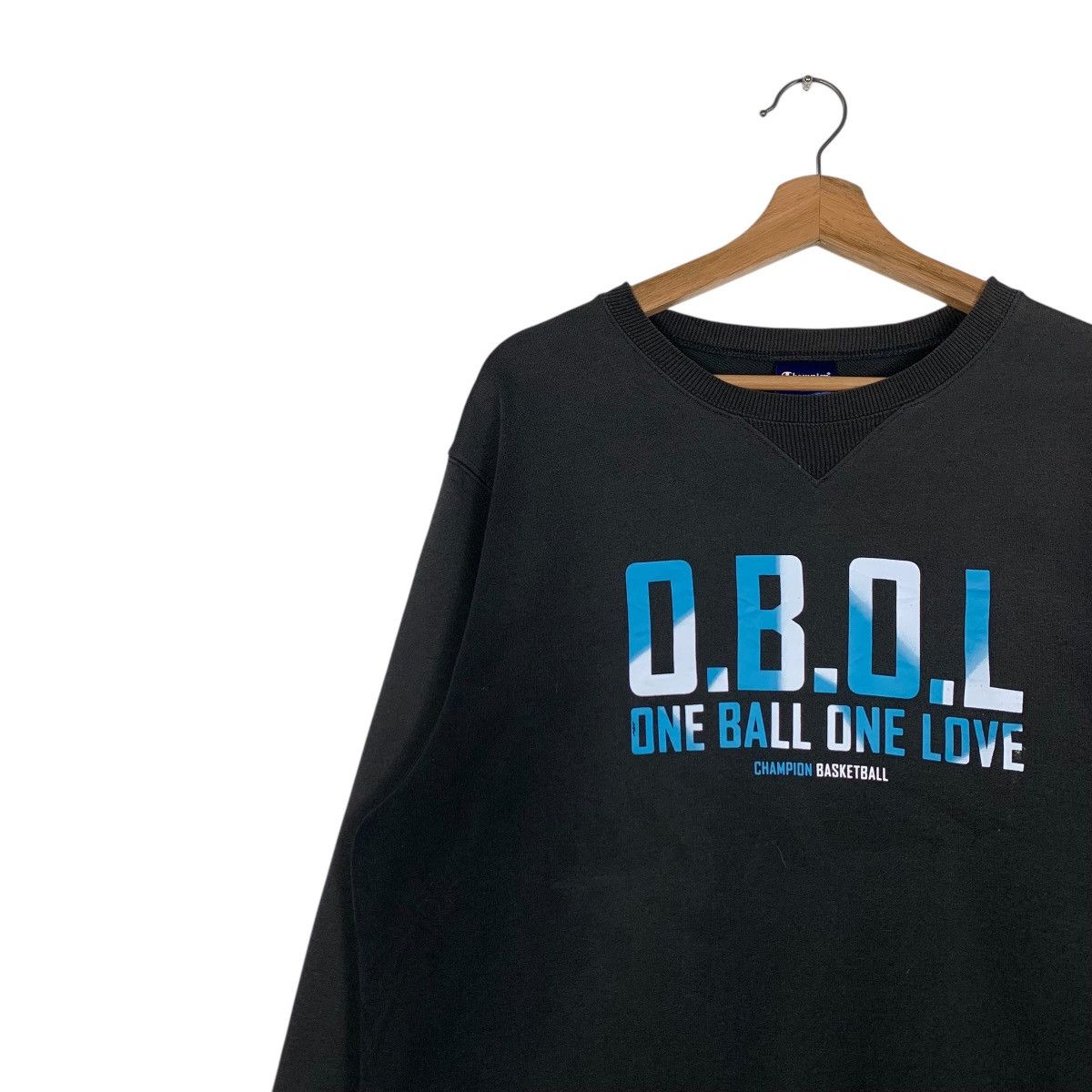 Champion CHAMPION OBOL Basketball Big Logo Sweatshirt #1442-C65 Size US XL / EU 56 / 4 - 6 Thumbnail