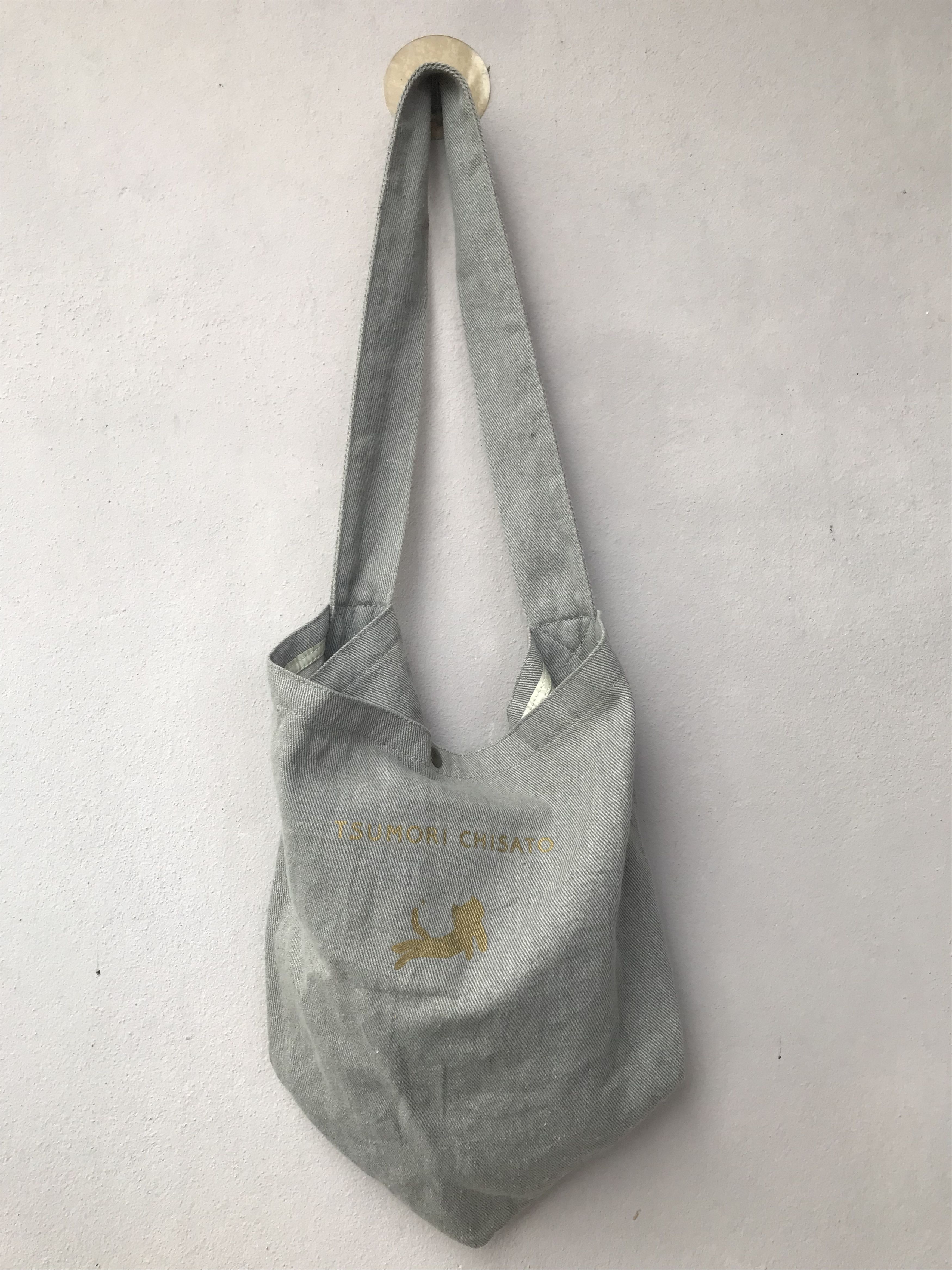Issey Miyake x Tsumori Chisato Vintage Tsumori Chisato Sling Tote Bag in Grey, Men's