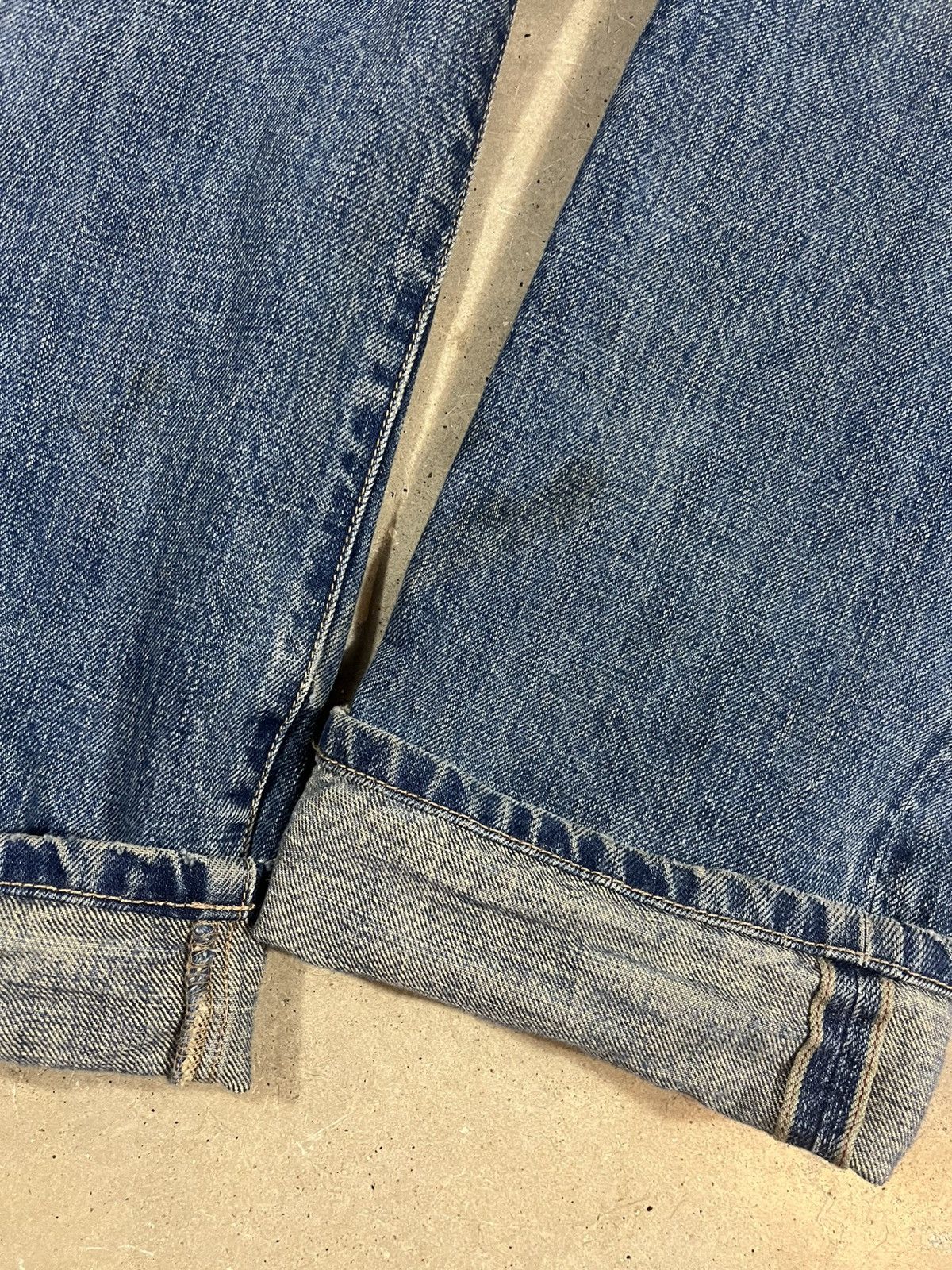 Taylor Stitch Taylor Stitch Slim Fit Selvedge Jeans Faded Blue 35x34 Size US 35 - 4 Thumbnail